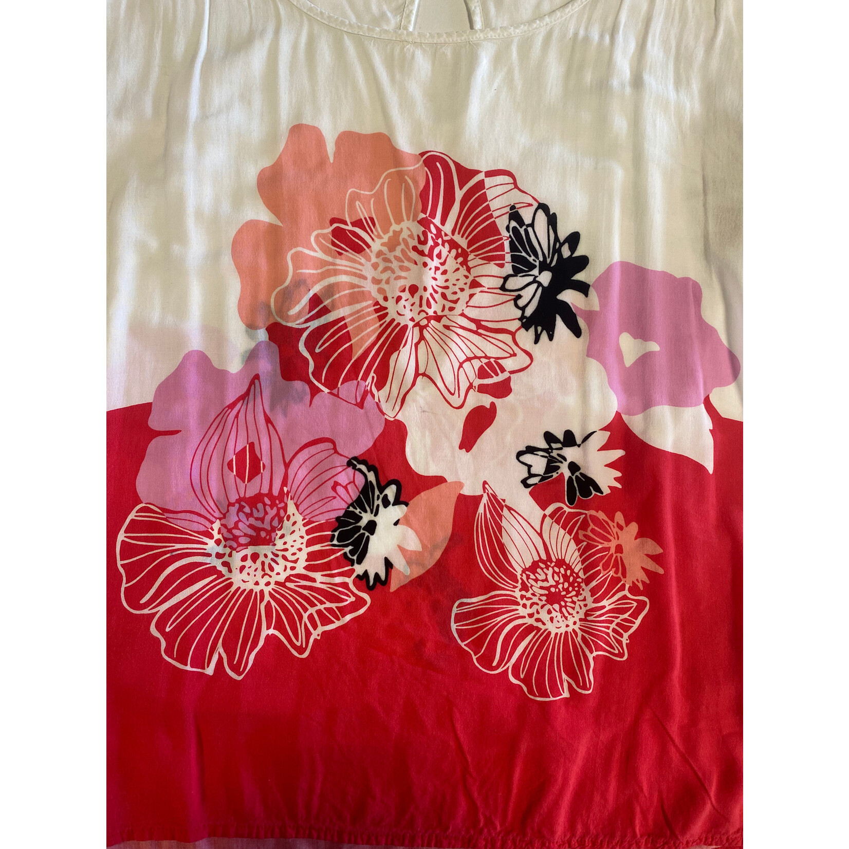 New York & Co., Cream, Pink, Orange, SL, Small