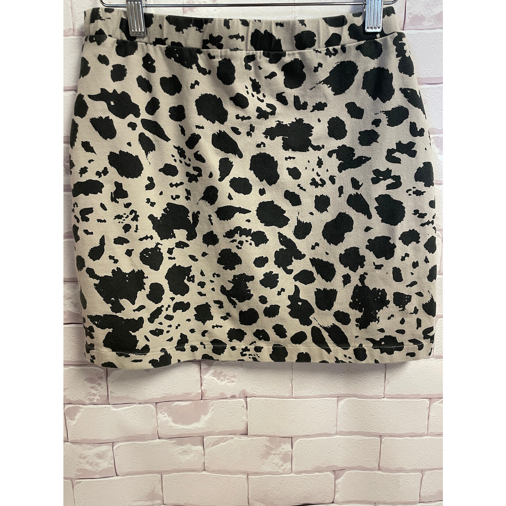 Vans, Beige, Animal Print, Skirt, Small