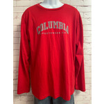 Columbia, Red, Long Sleeve Tee, Men's, Large