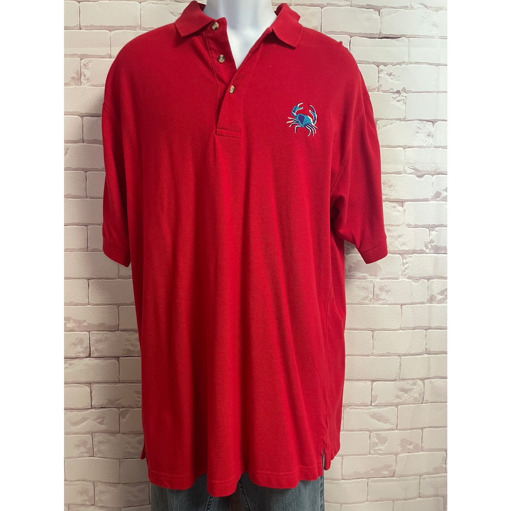 Port Authority, Red, Crab, Polo, L