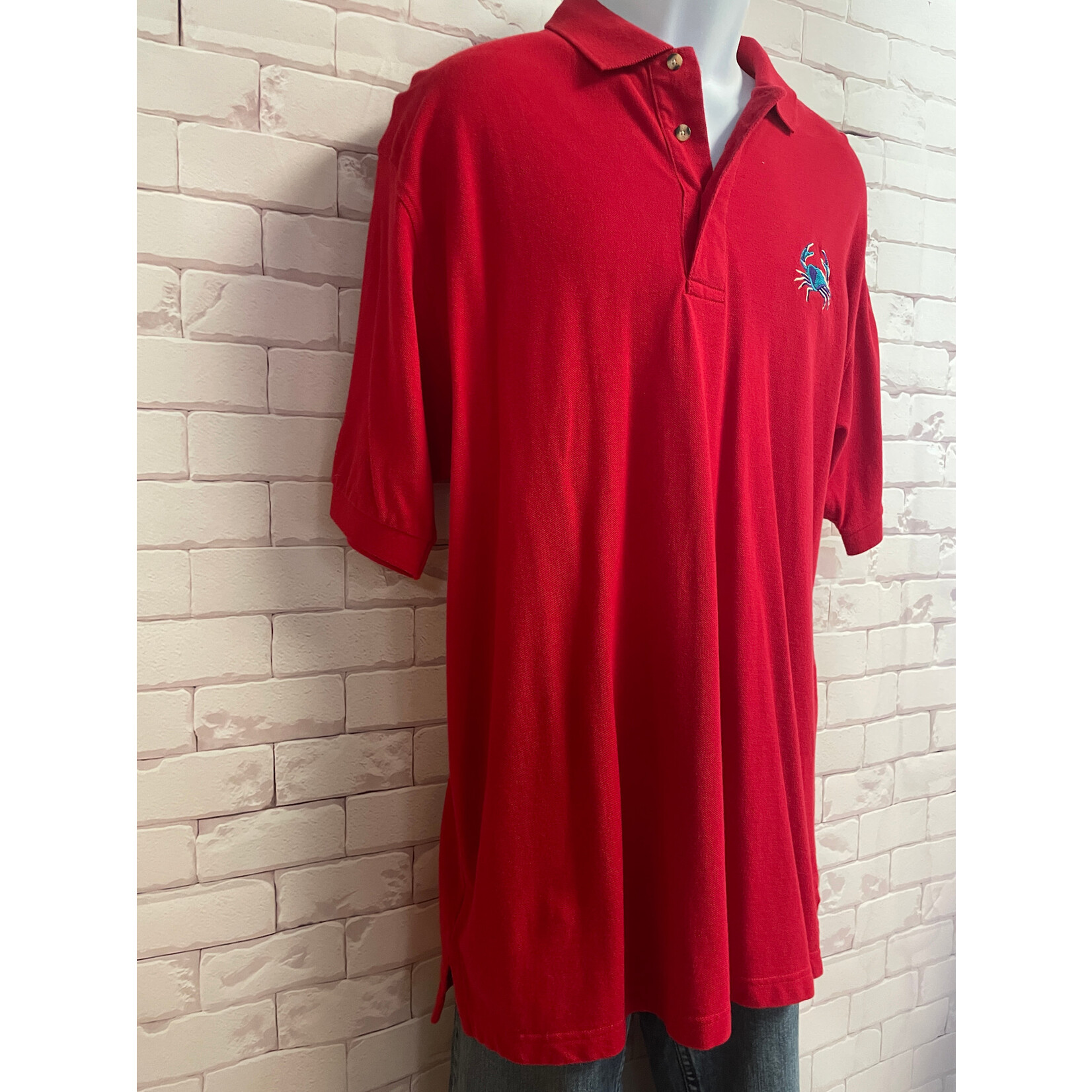 Port Authority, Red, Crab, Polo, L