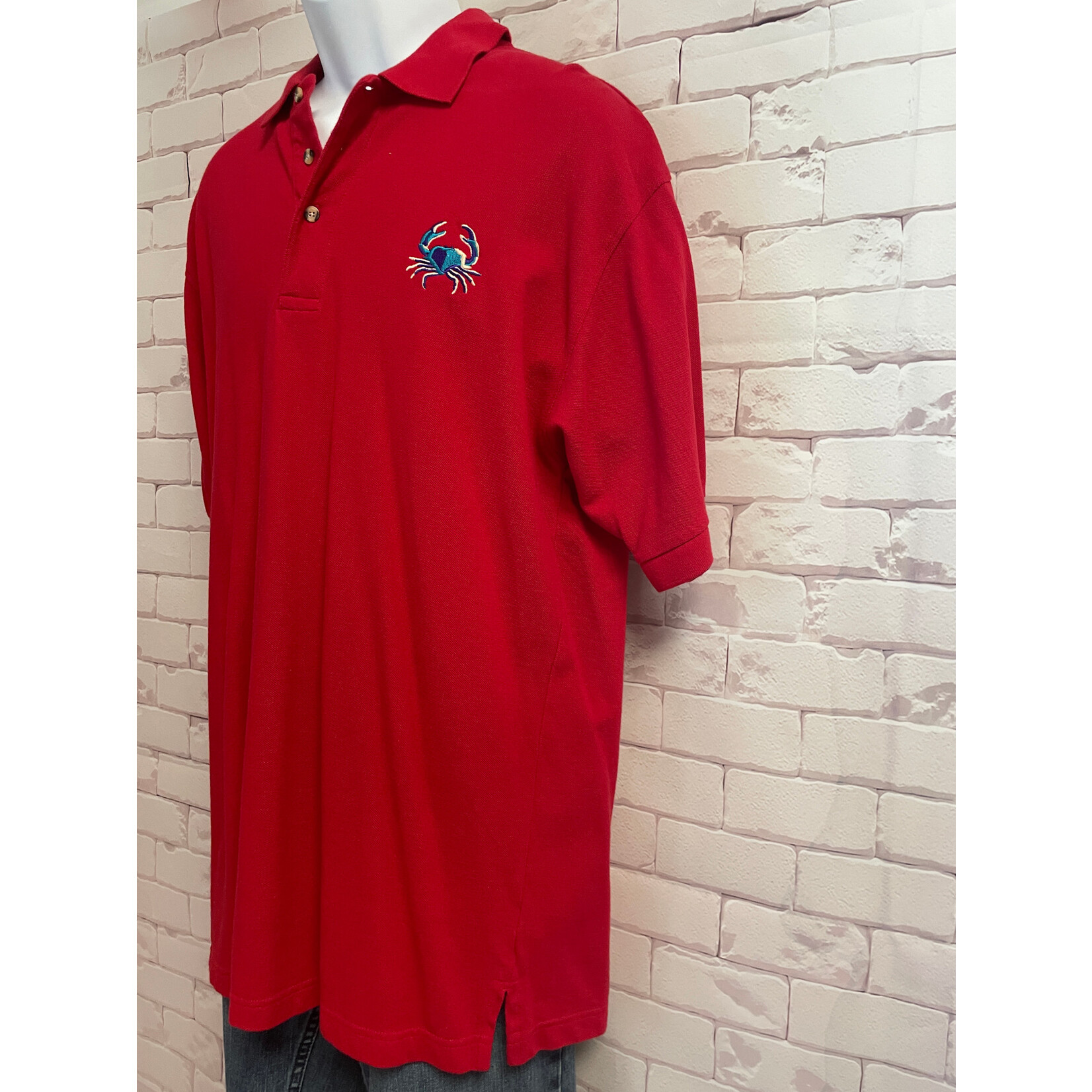 Port Authority, Red, Crab, Polo, L