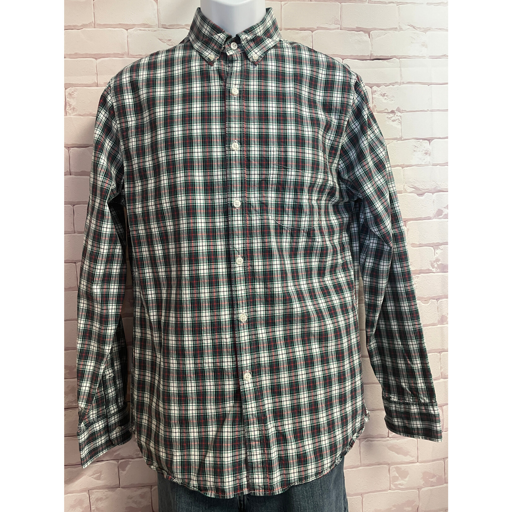 J. Crew, Plaid, Long Sleeve, Button Down, Men's, Medium