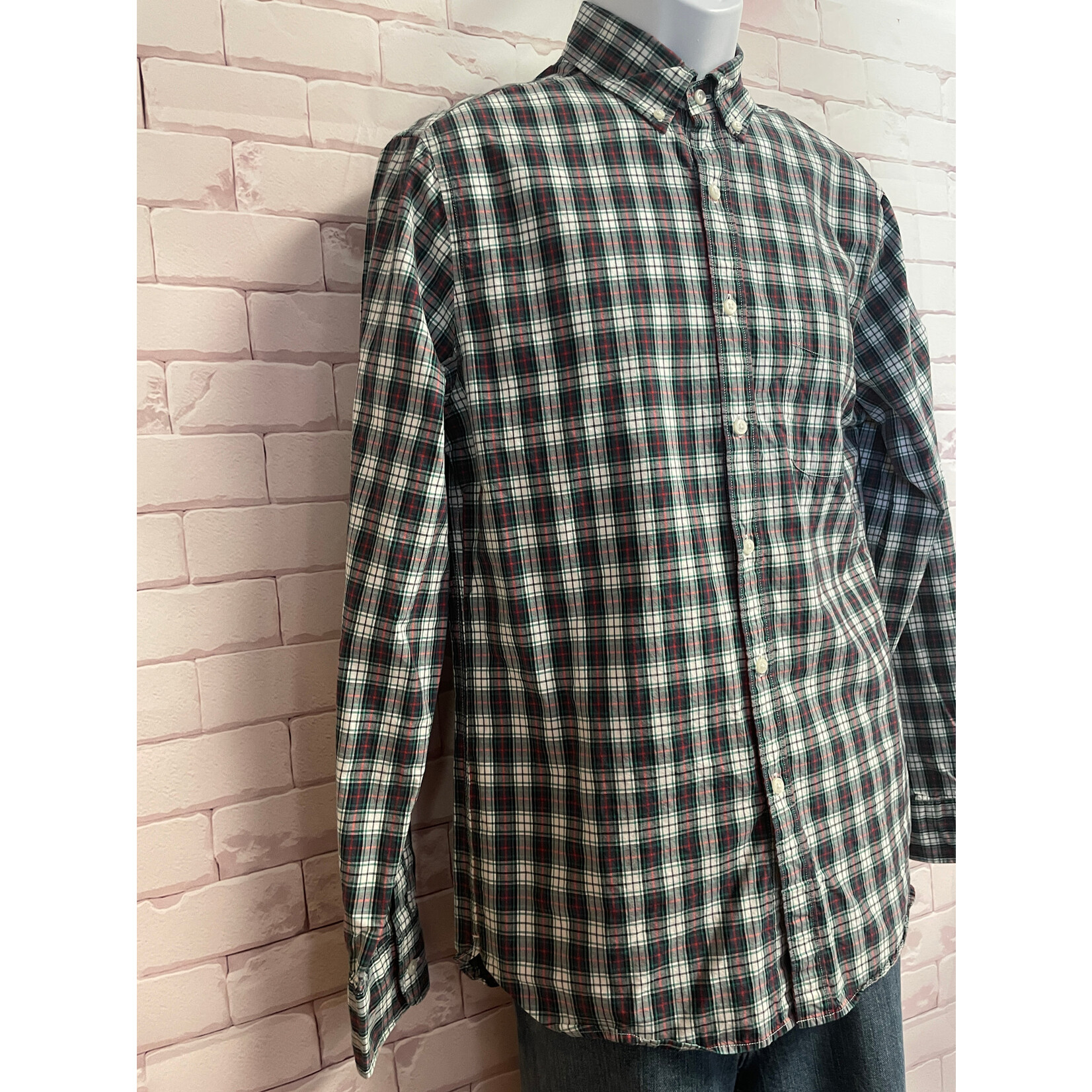 J. Crew, Plaid, Long Sleeve, Button Down, Men's, Medium