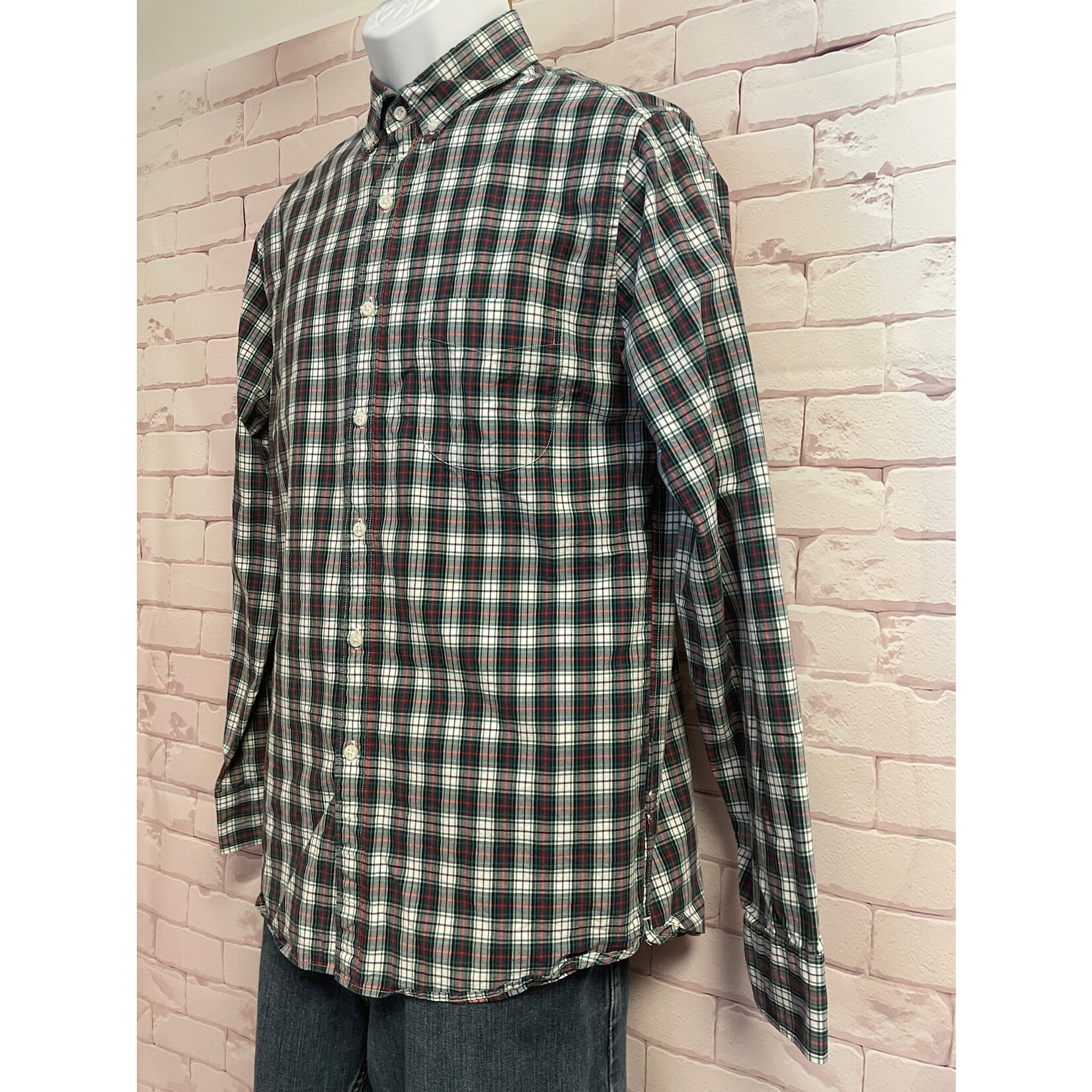 J. Crew, Plaid, Long Sleeve, Button Down, Men's, Medium
