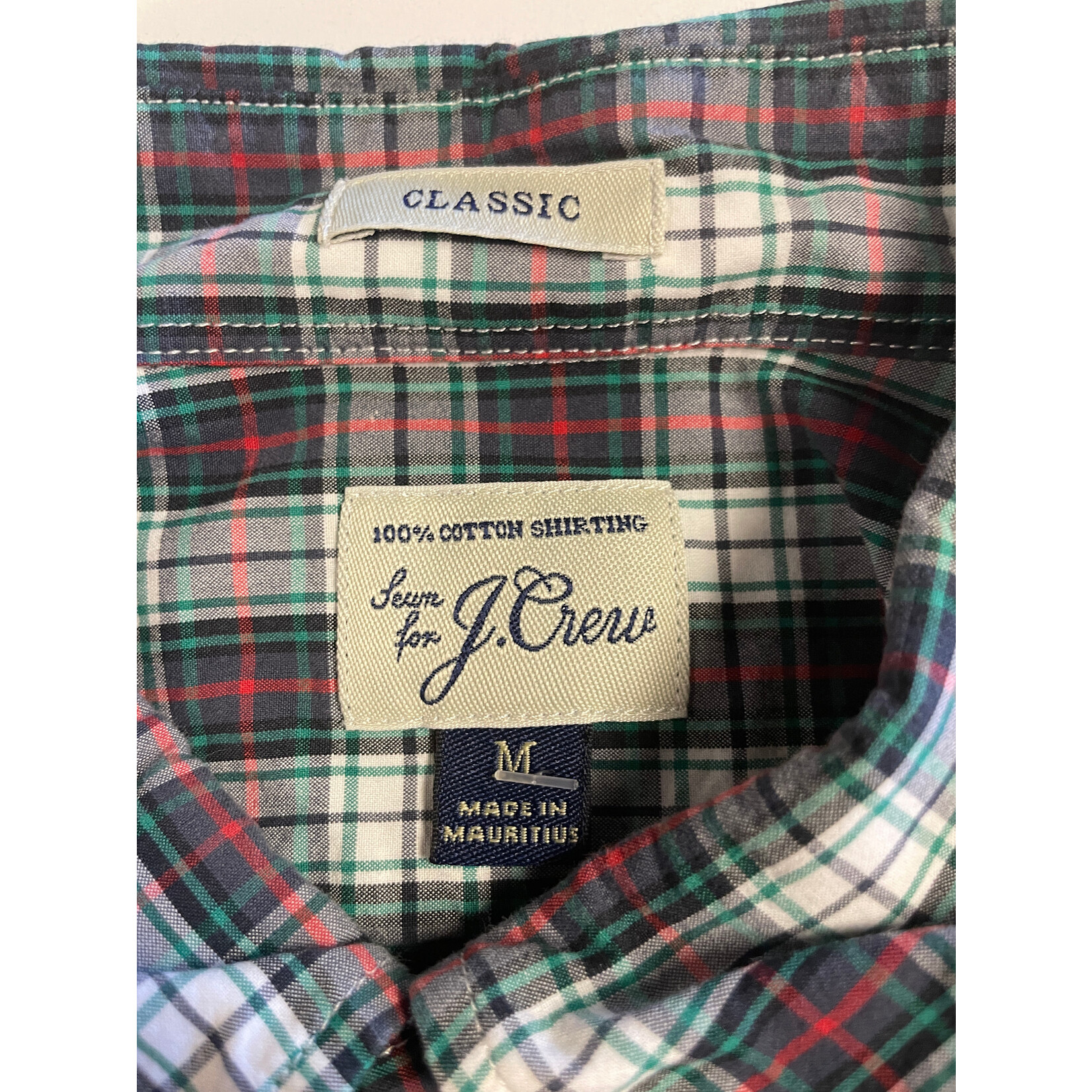 J. Crew, Plaid, Long Sleeve, Button Down, Men's, Medium