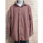 SBS, Plaid, Red & White, Button Down, Men's, XL