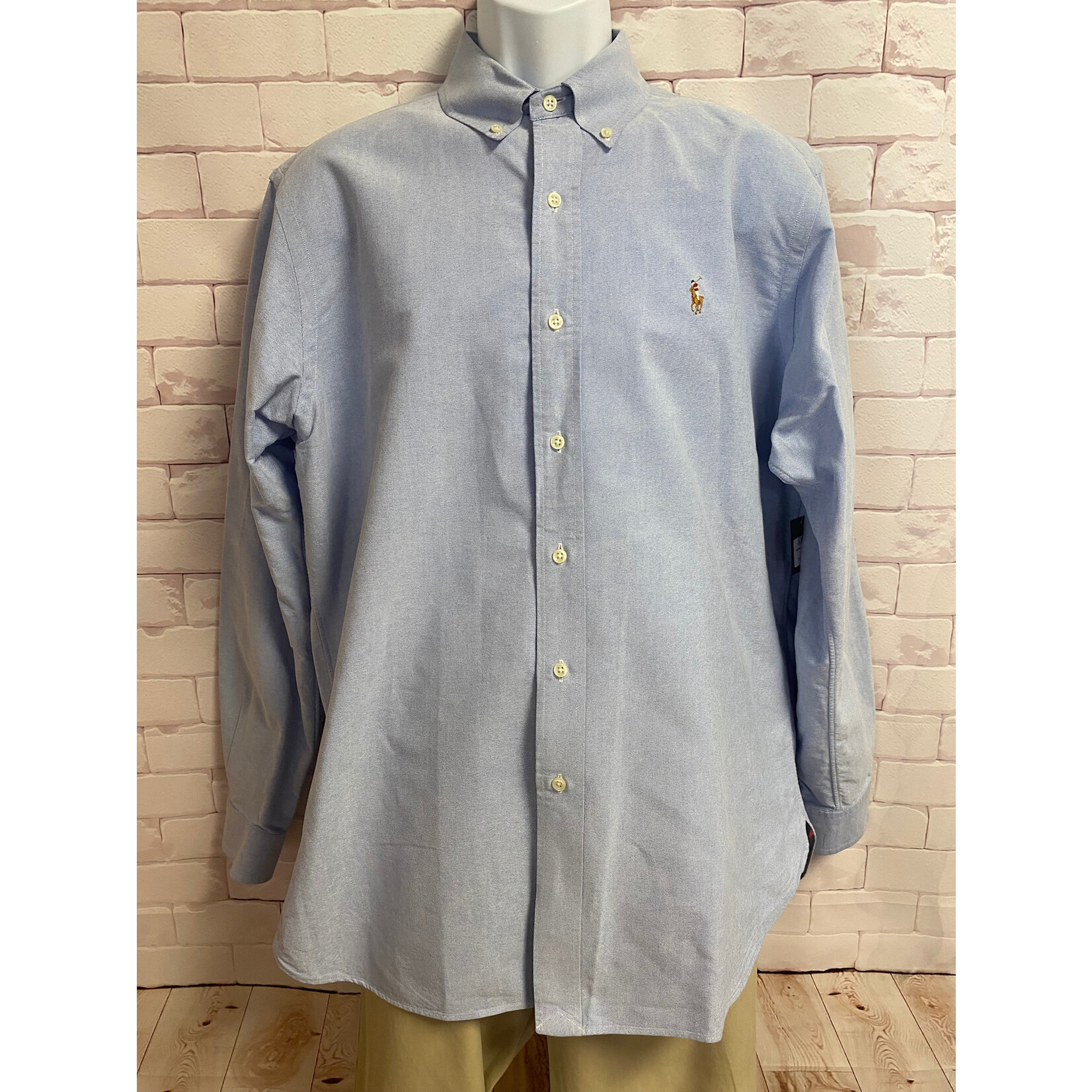 Ralph Lauren, Blue, Long Sleeve, Button Up, Men's, Large