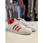adidas, Superstar, 'White Vivid Red', Men's 11, MSRP $103