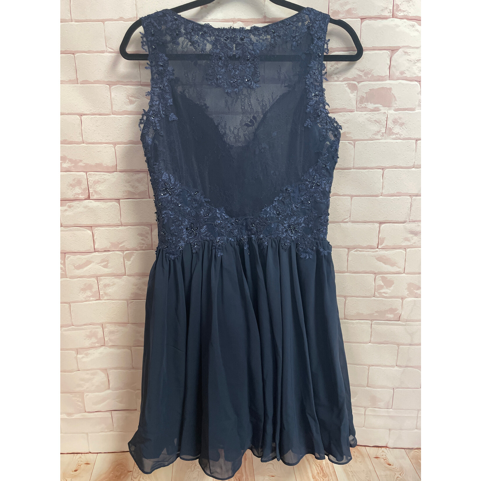 JJ's House, Navy, Cocktail Dress, 8