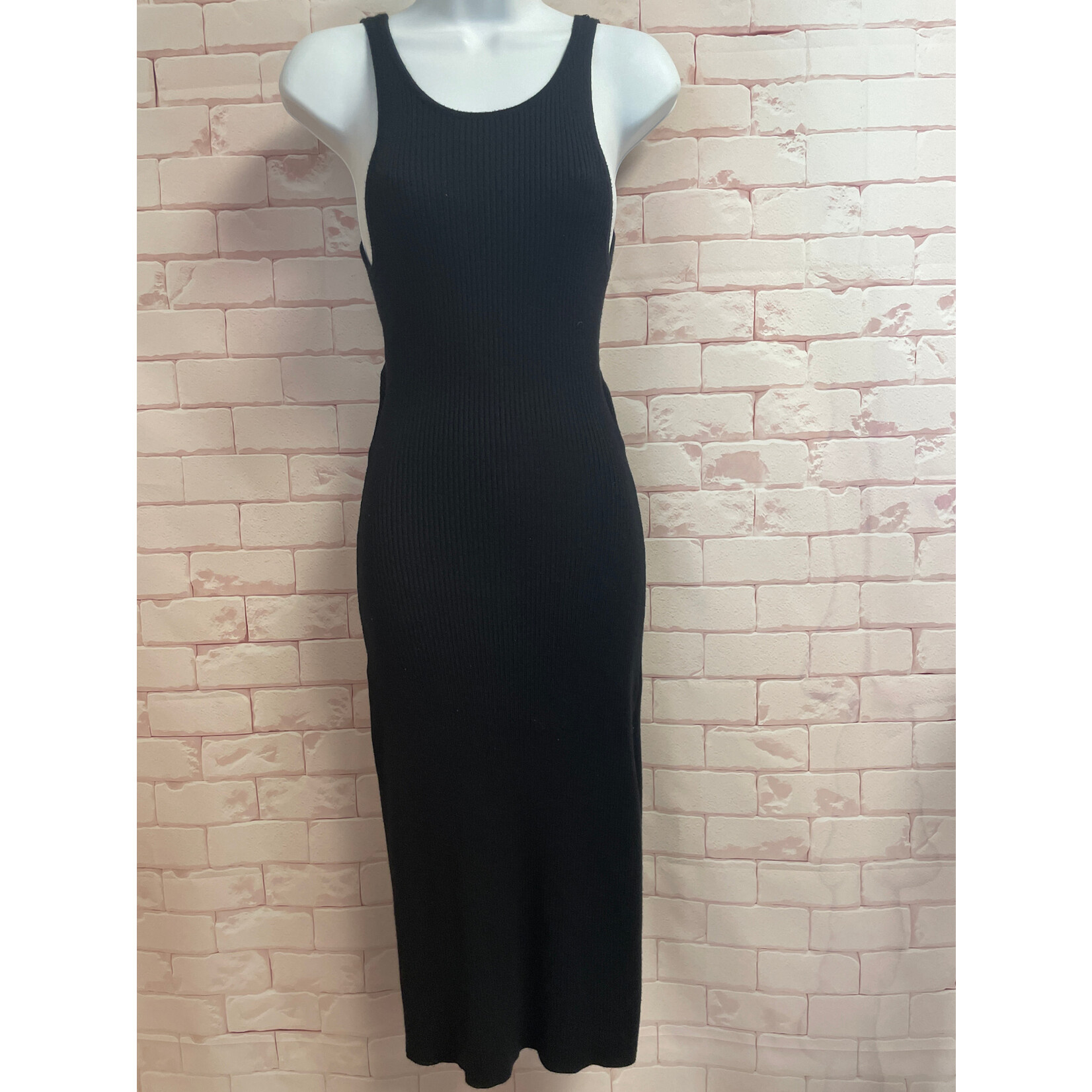 Freshman 1996, BLack, Knit, Dress, Small