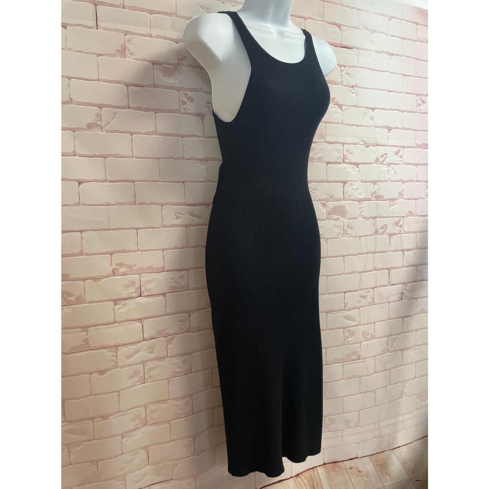 Freshman 1996, BLack, Knit, Dress, Small