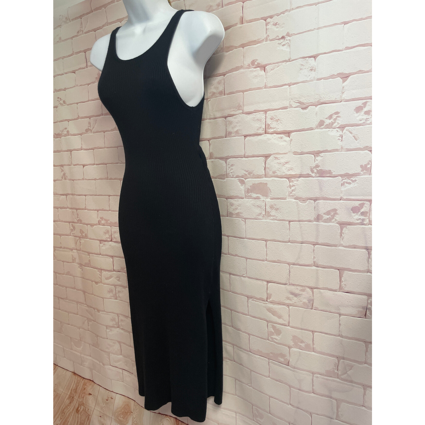 Freshman 1996, BLack, Knit, Dress, Small