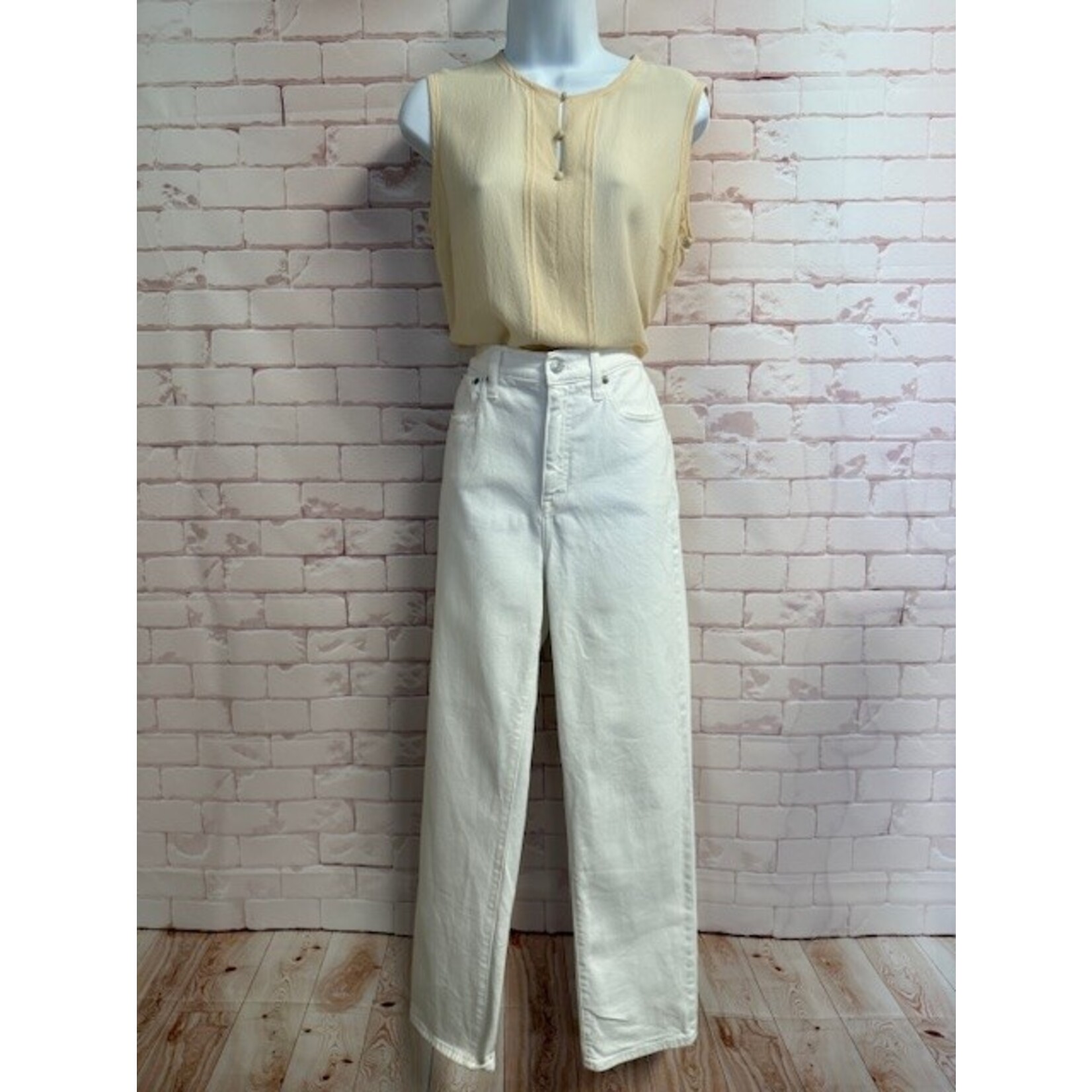 J. Crew, White, Jeans, 4