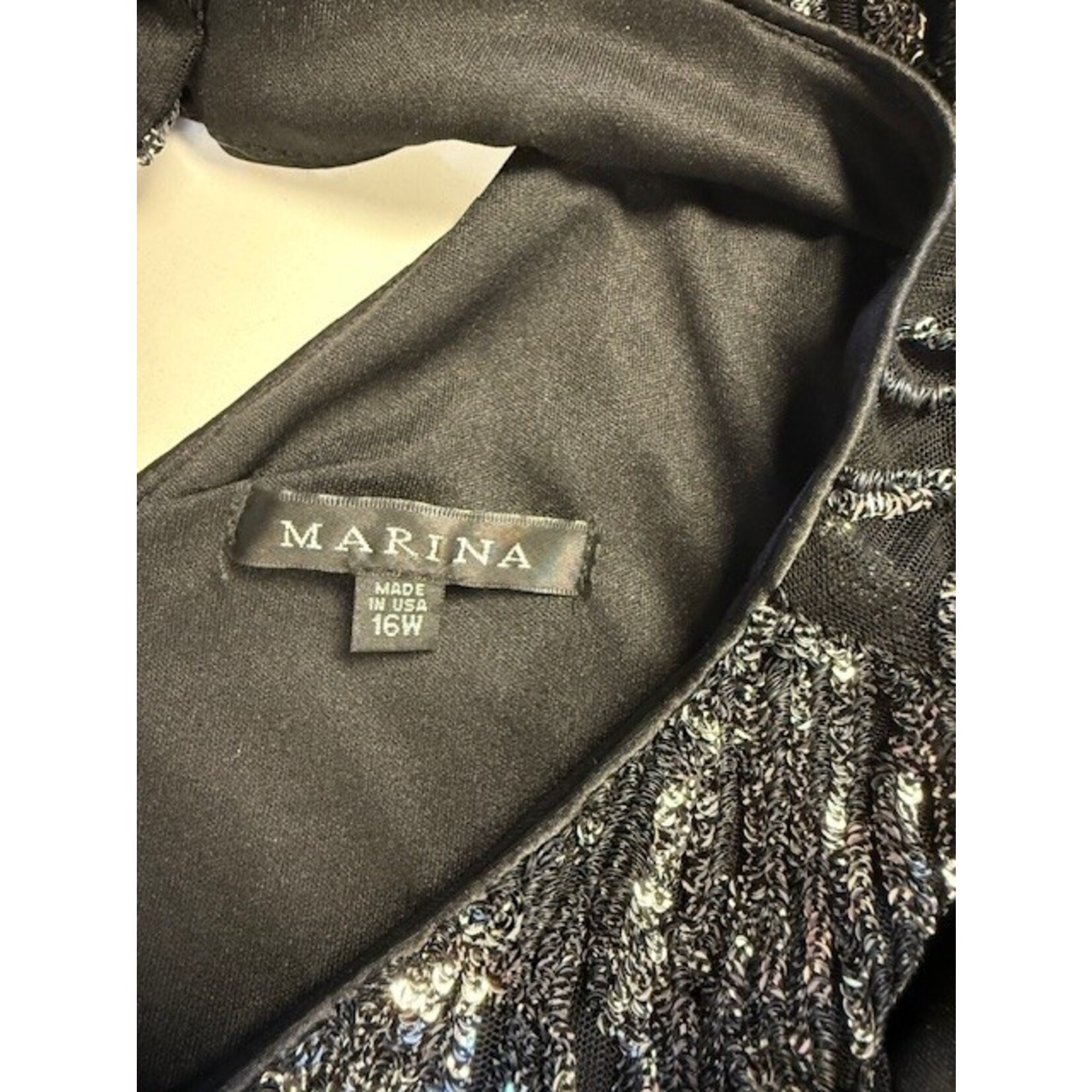 Merina, Silver, Black, Dress, 16