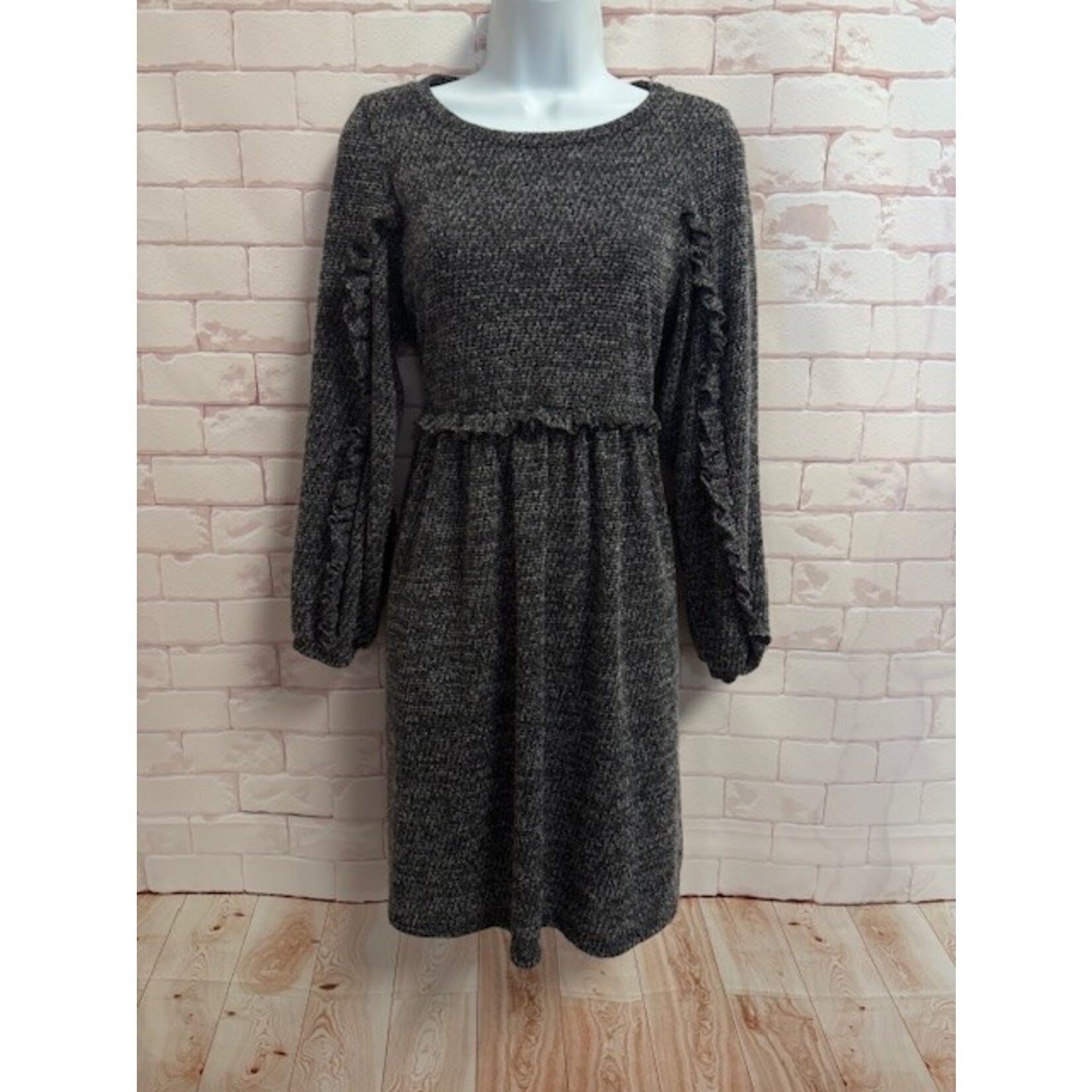 RO+DE, Anthropologie, Gray, Knit, Dress, XS
