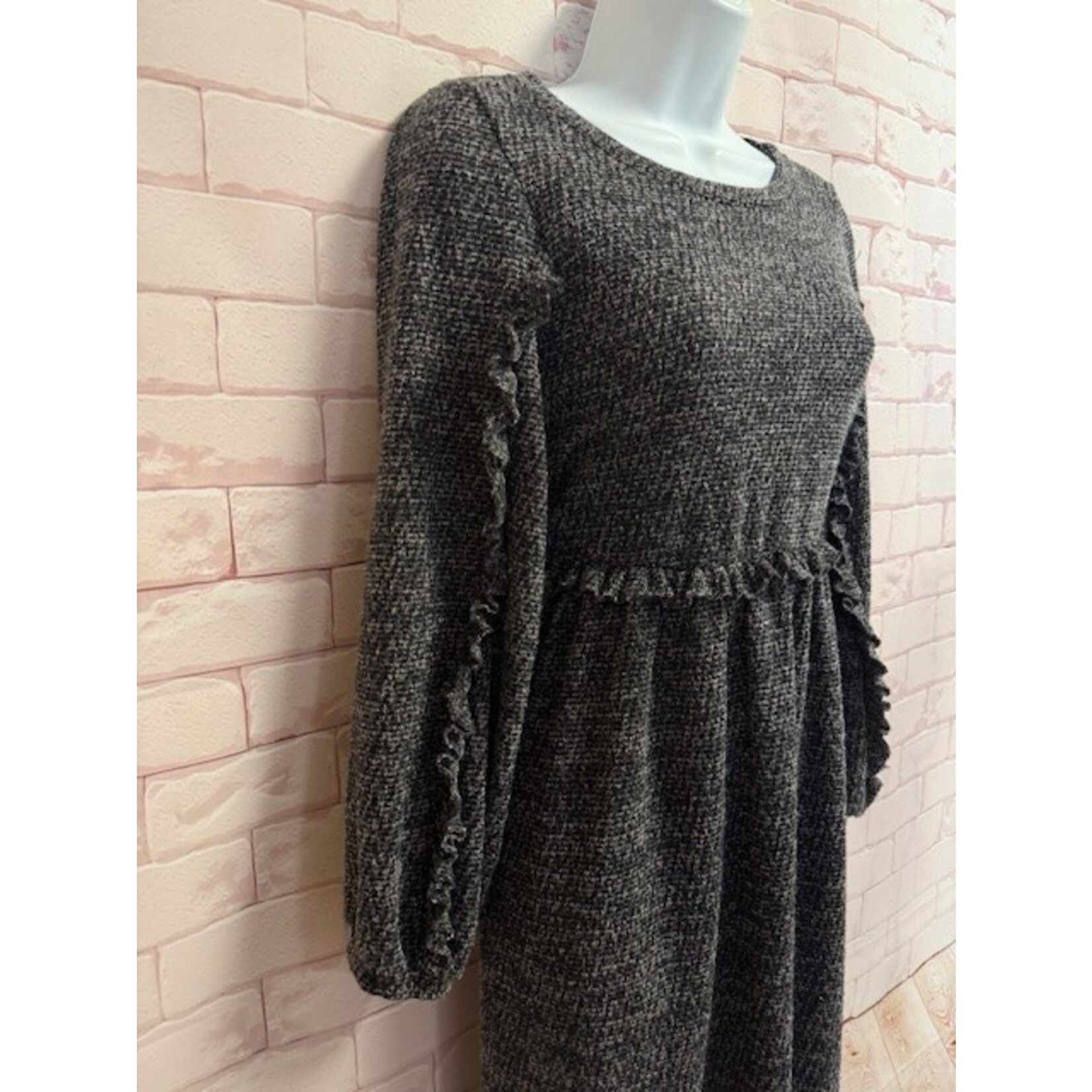 RO+DE, Anthropologie, Gray, Knit, Dress, XS