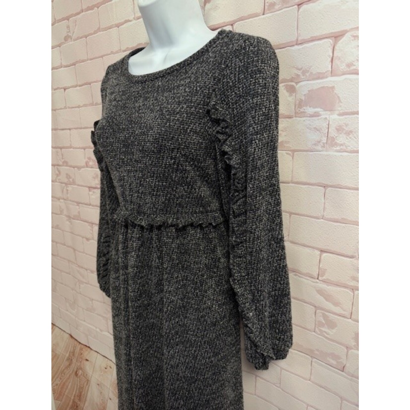 RO+DE, Anthropologie, Gray, Knit, Dress, XS