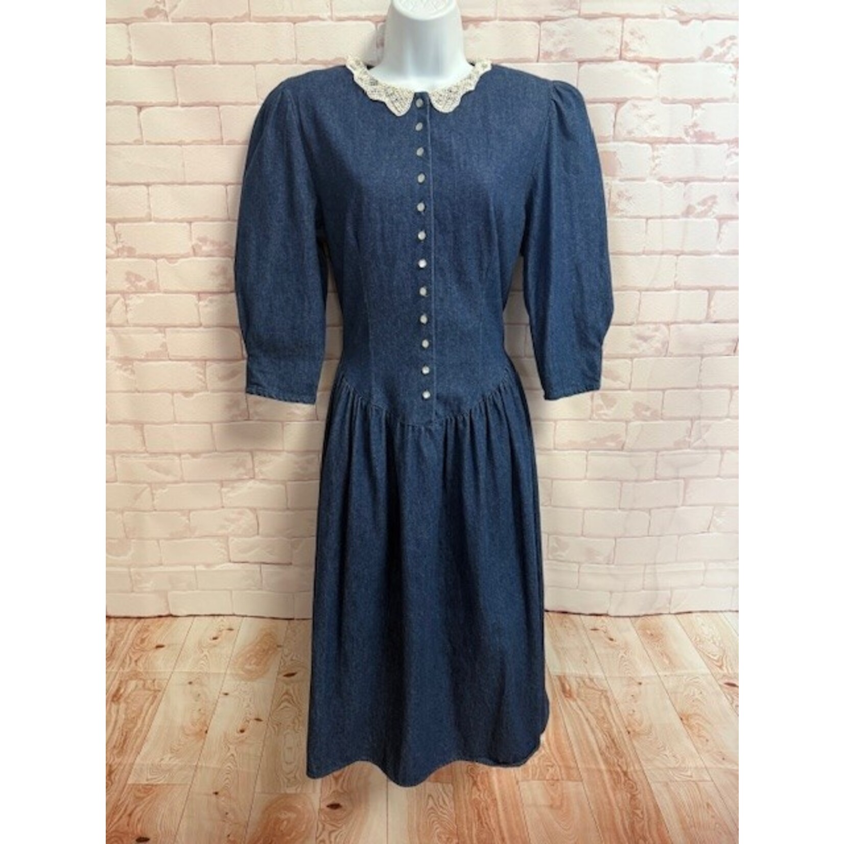 You Too Babes, VINTAGE, Denim, Dress, Large