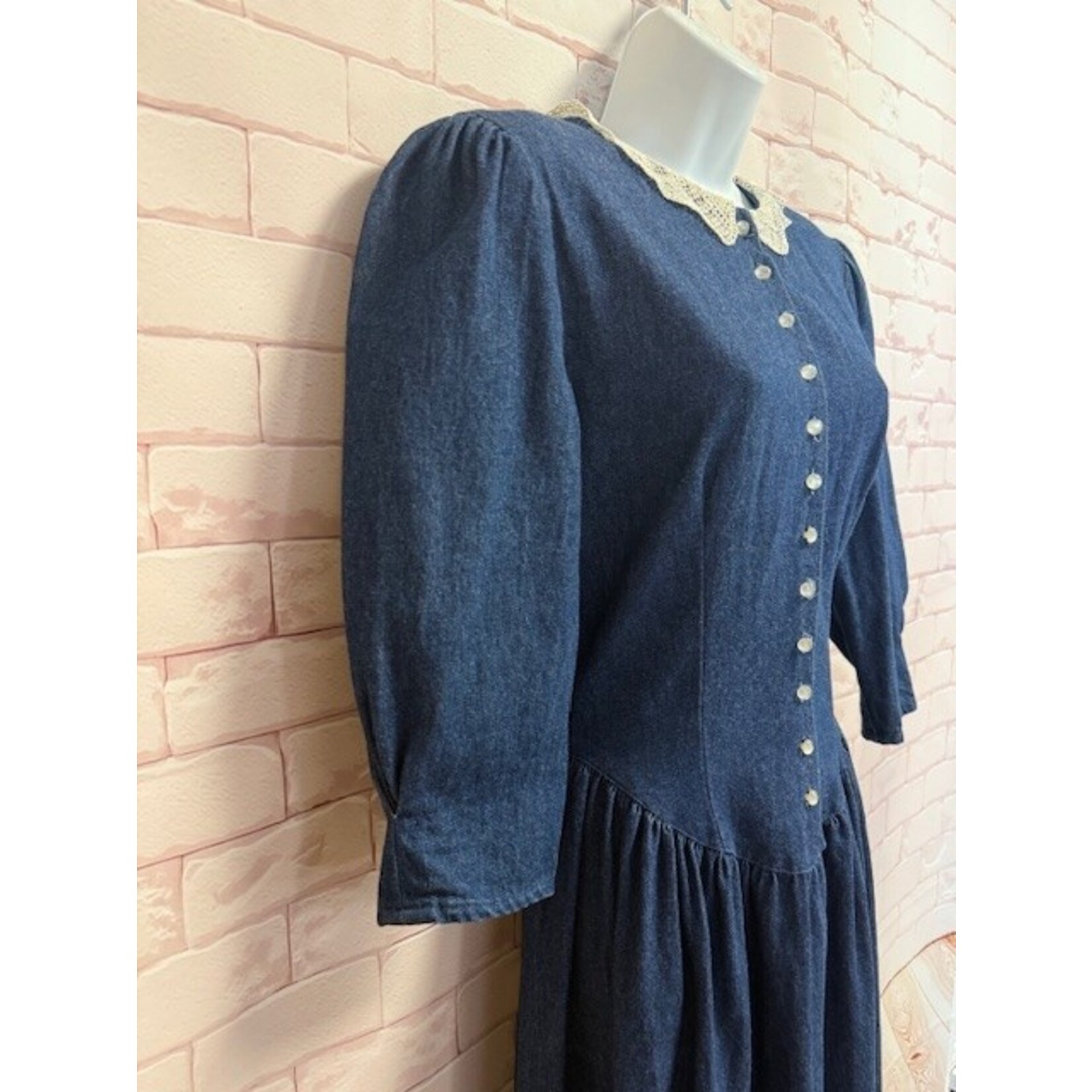 You Too Babes, VINTAGE, Denim, Dress, Large