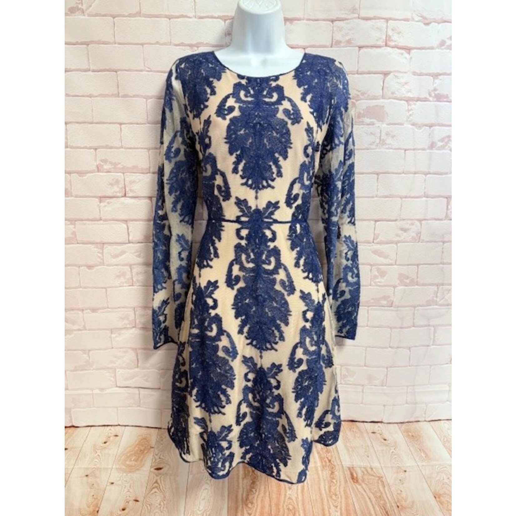 Chelsea & Violet, Nude, Purple, Dress, NWT, M