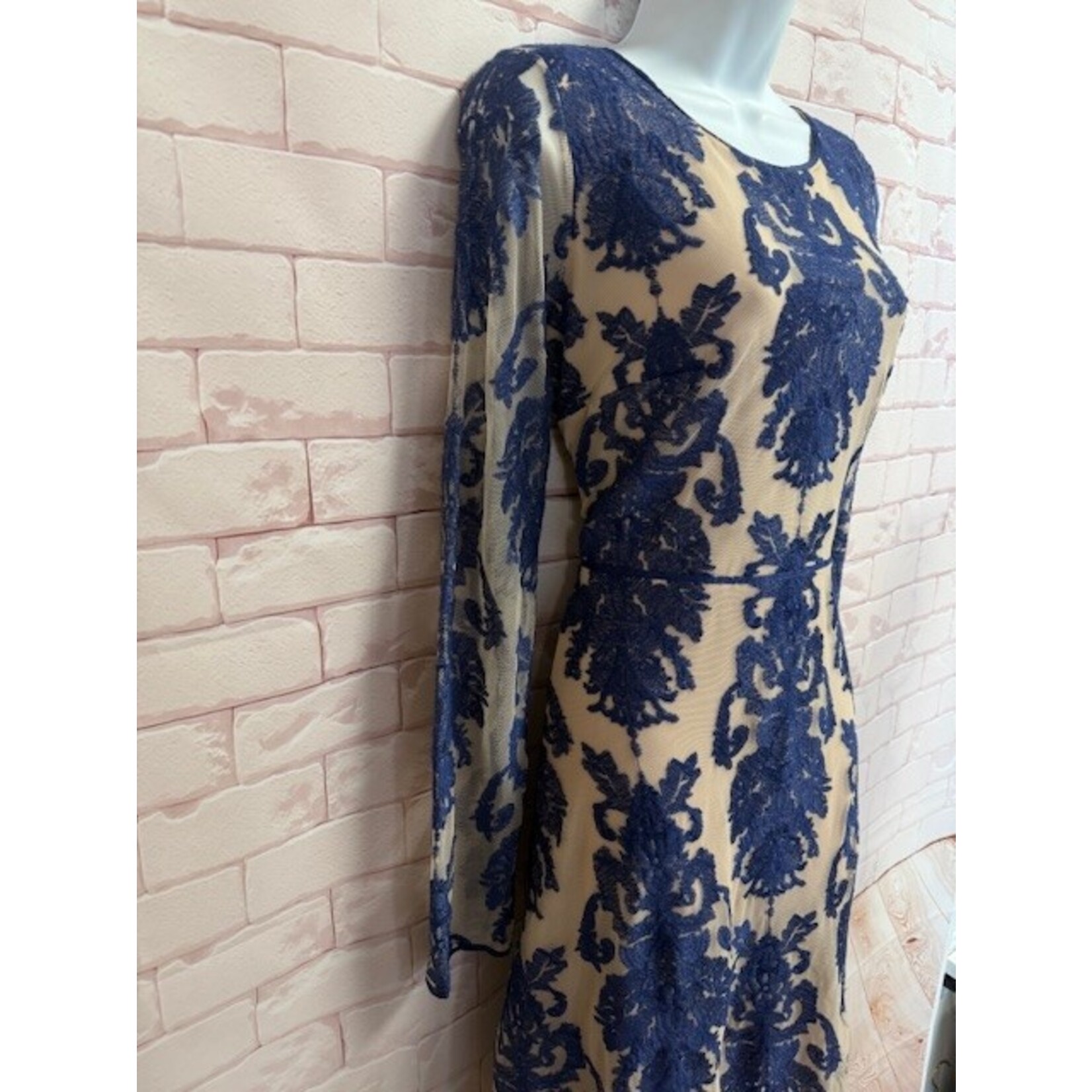 Chelsea & Violet, Nude, Purple, Dress, NWT, M