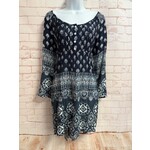 Altar'd State, Navy, Paisley, Dress, S