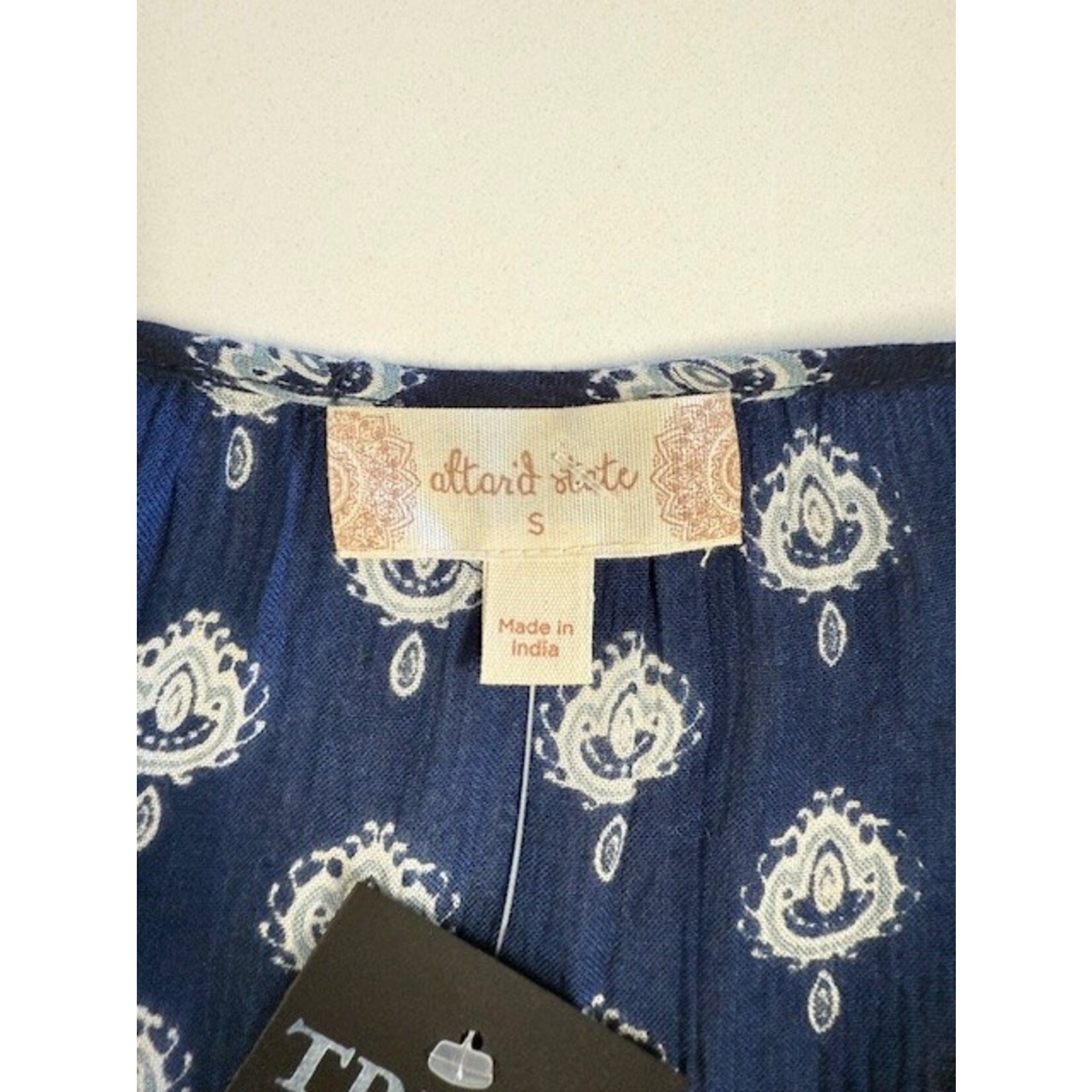 Altar'd State, Navy, Paisley, Dress, S