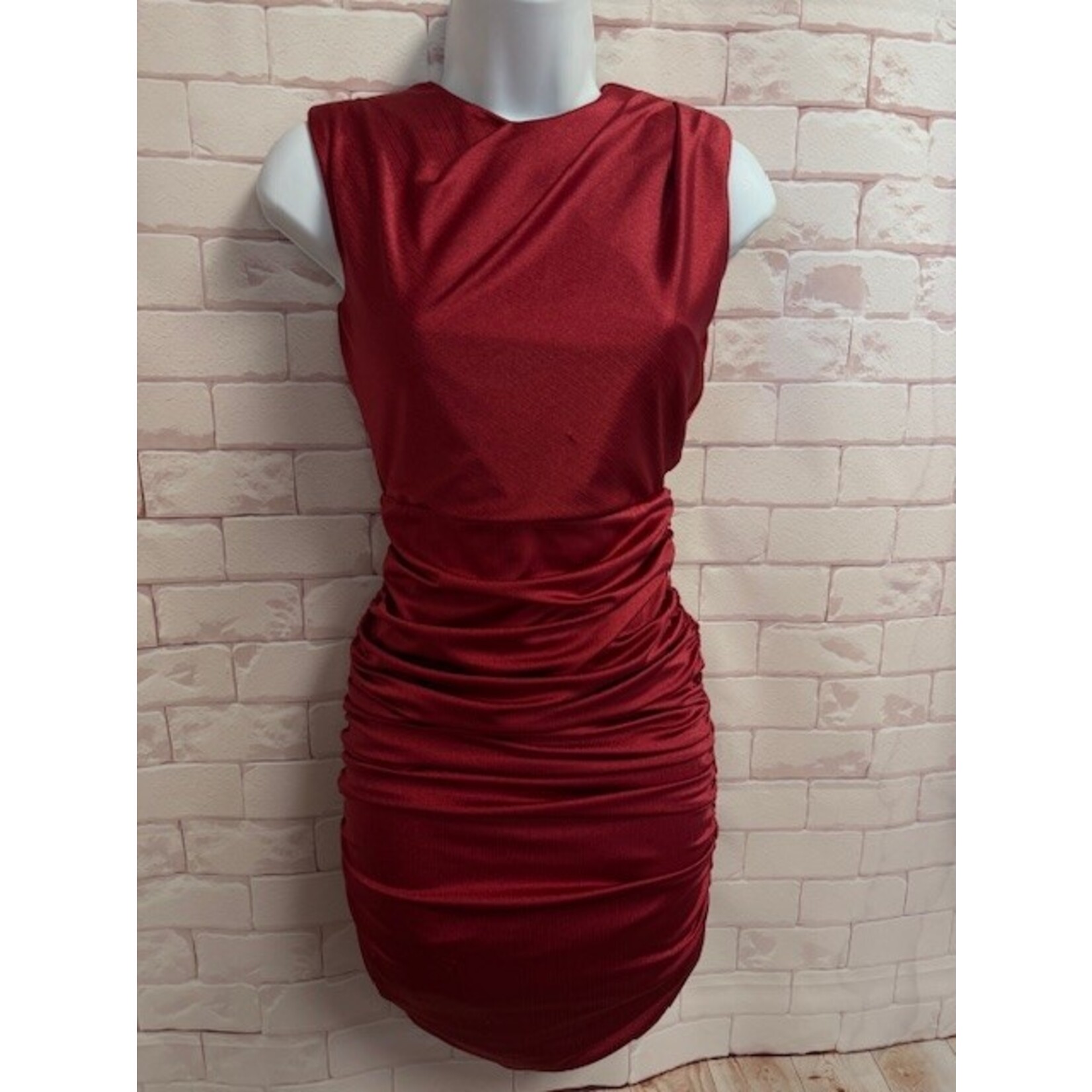 Michael Costello, Red, Dress, XSmall, MSRP $298