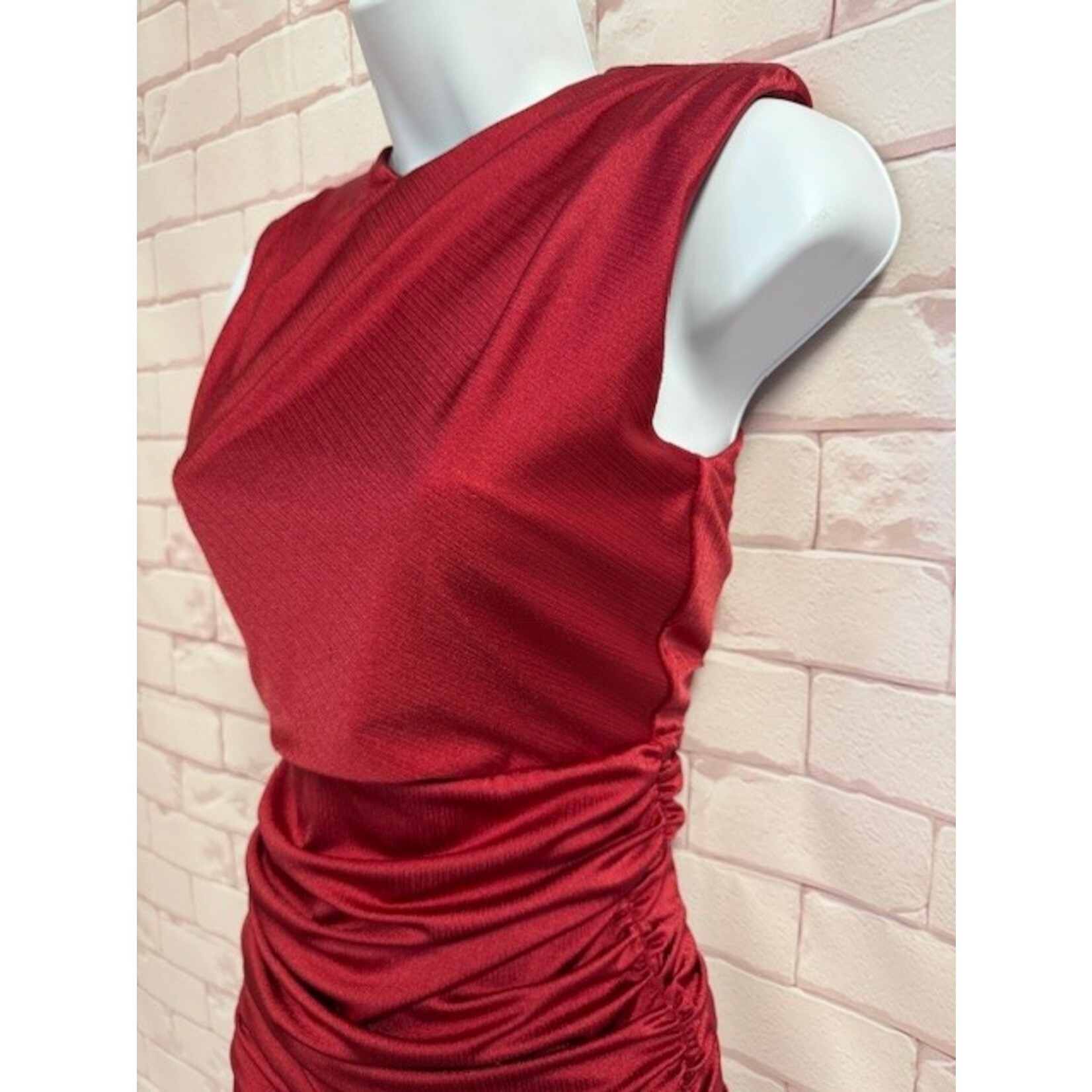 Michael Costello, Red, Dress, XSmall, MSRP $298