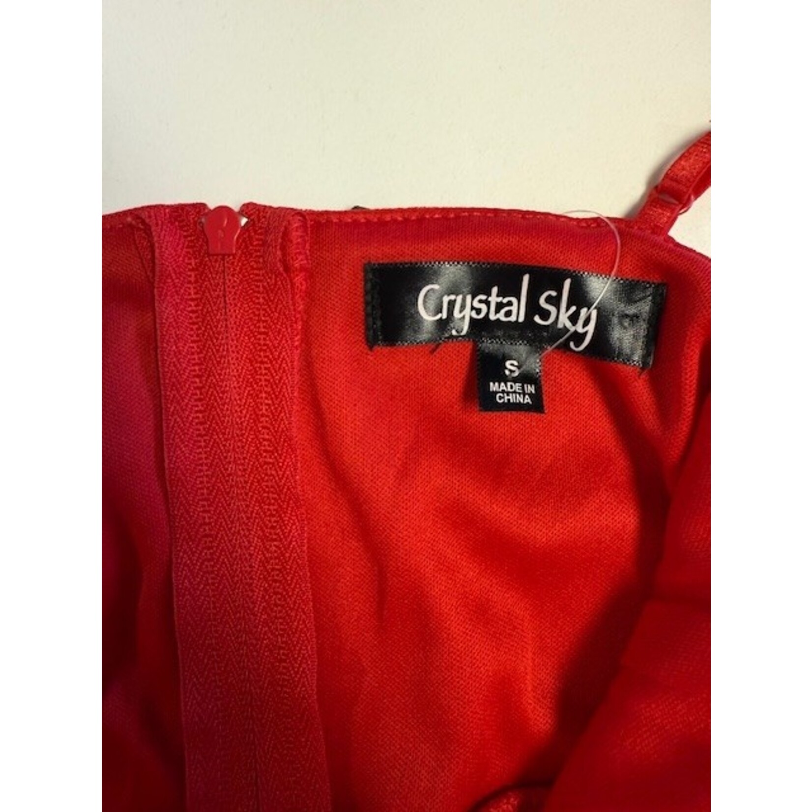Crystal Sky, Red, Dress, Small