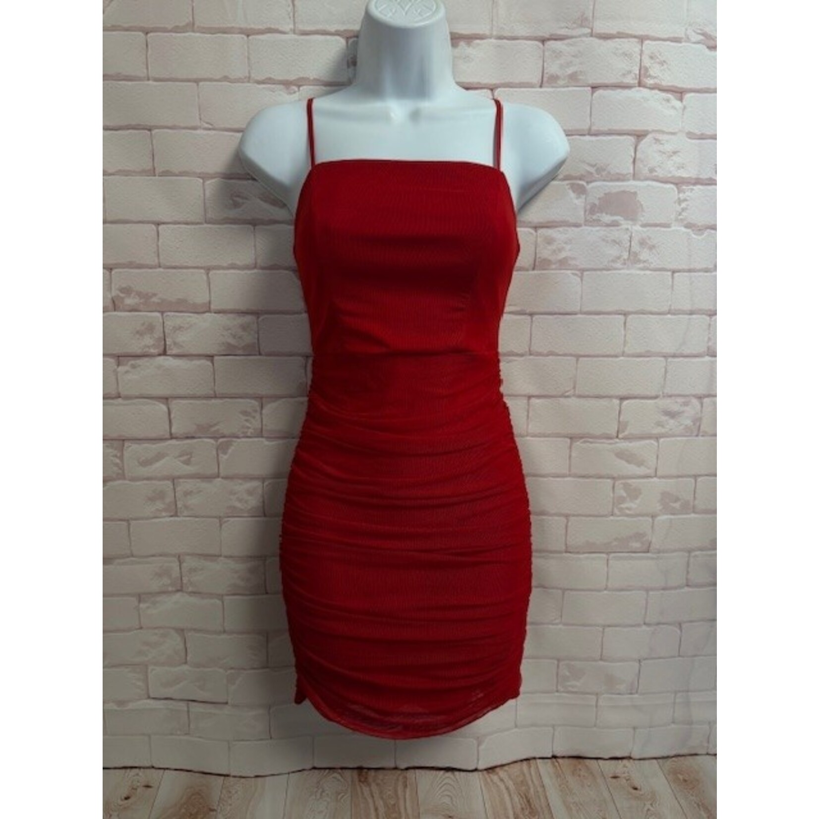 Crystal Sky, Red, Dress, Small