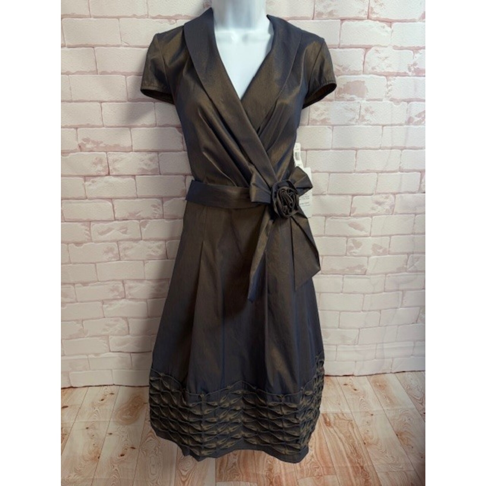 KM Collection, Brown, NWT, Dress, 12