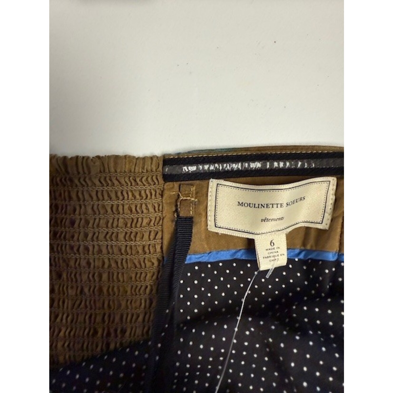 Moulinette Soeurs, Orange, Blue, Gold, Dress, 6