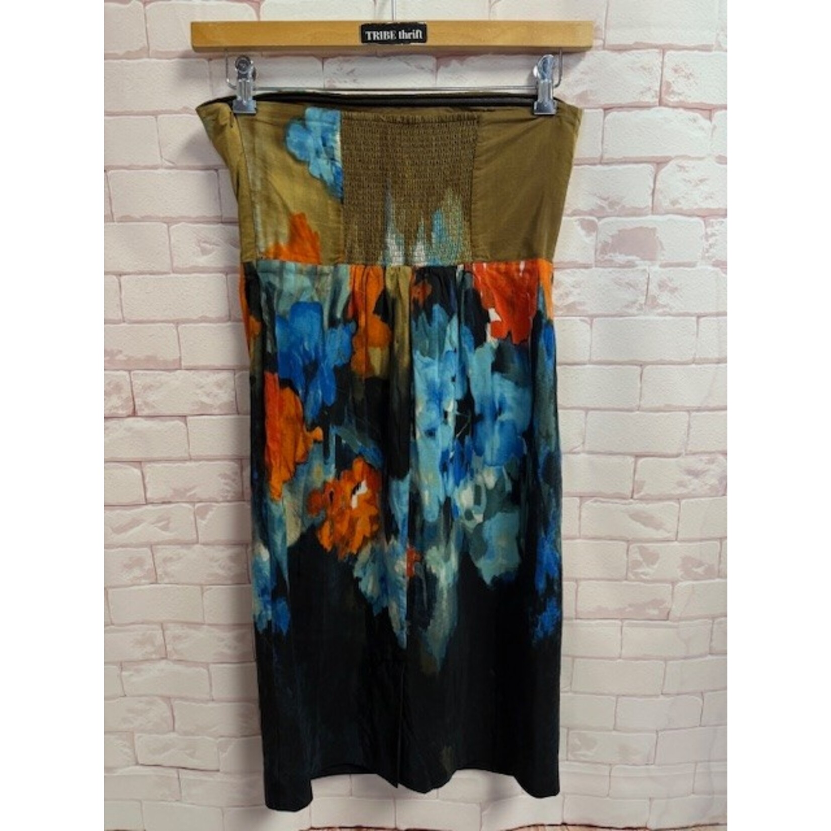 Moulinette Soeurs, Orange, Blue, Gold, Dress, 6