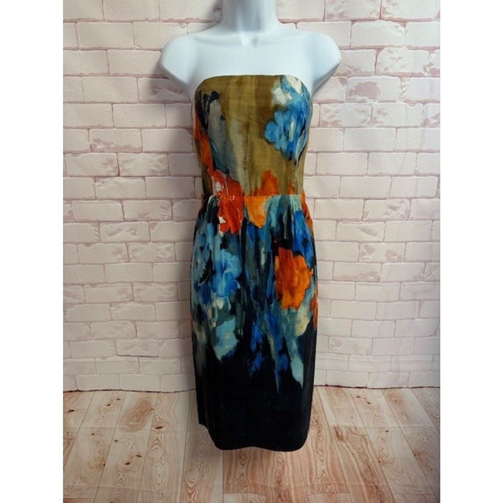 Moulinette Soeurs, Orange, Blue, Gold, Dress, 6