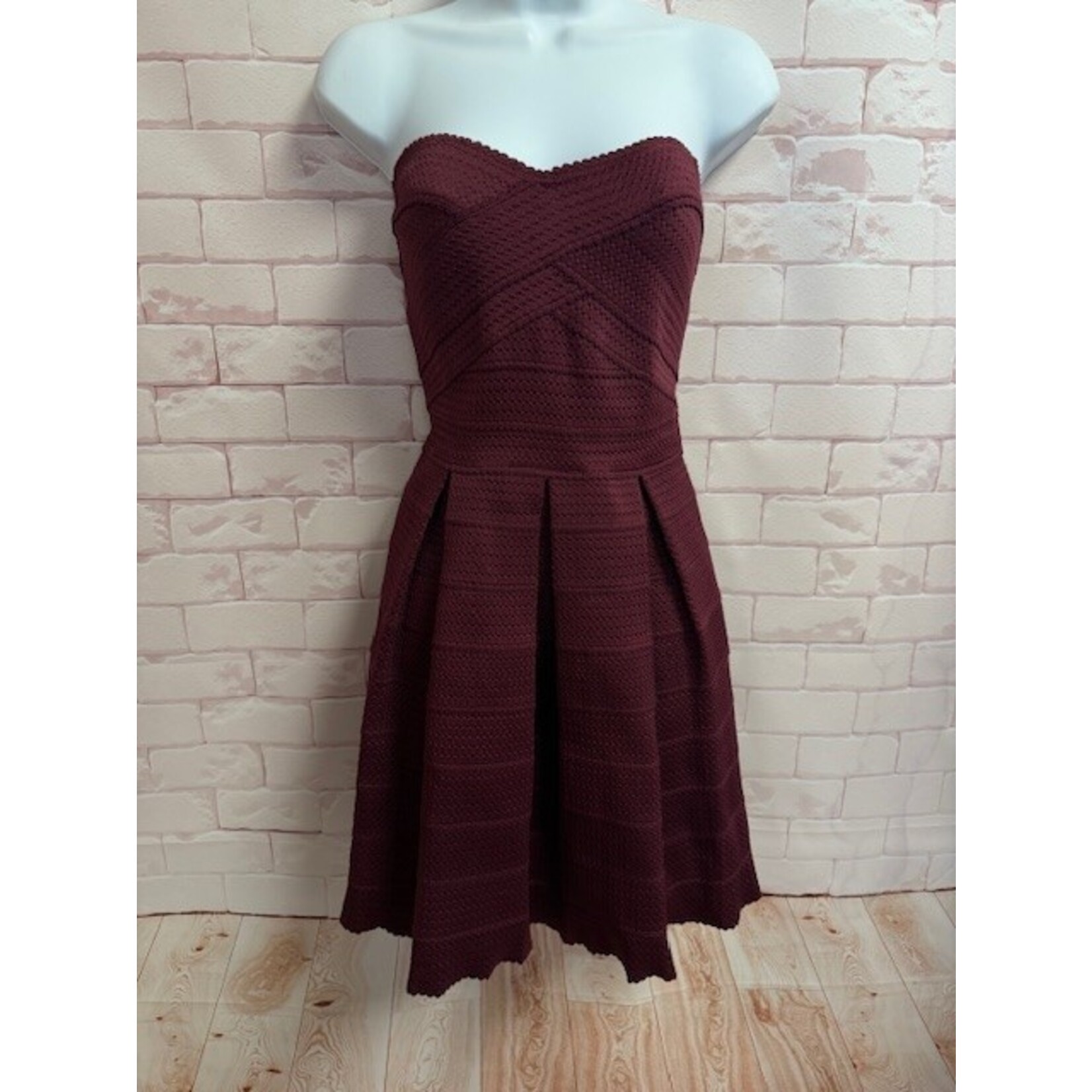 Express Express, Burgundy, Dress, Small