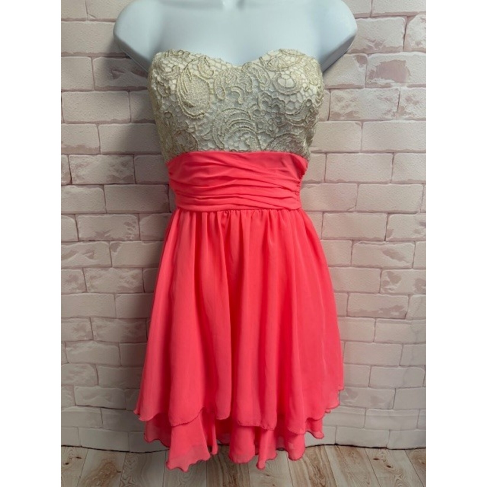 Roberta, Cream, Hot Pink, Size 5/6