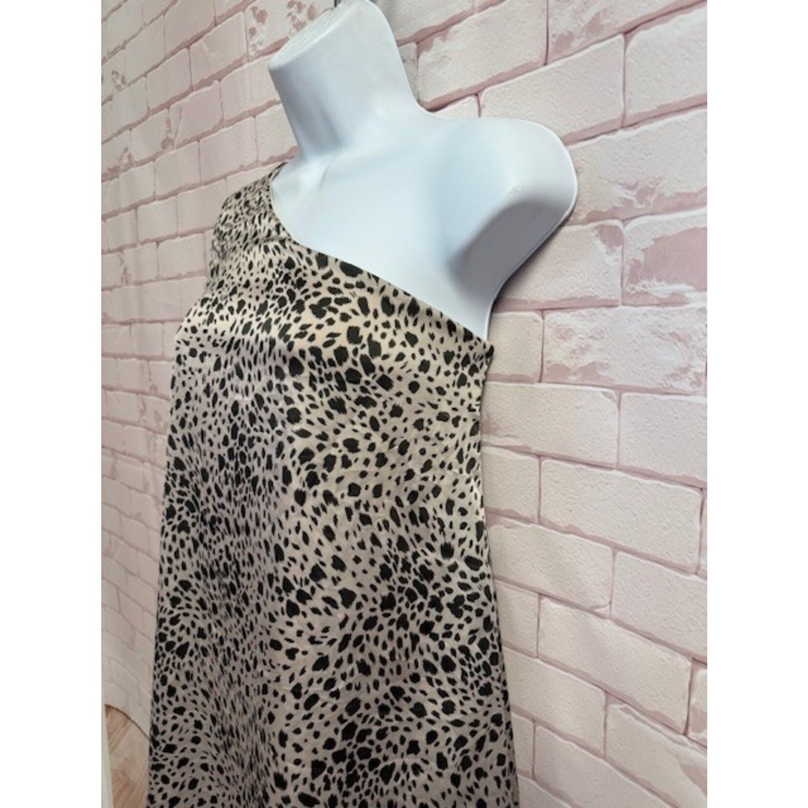 Basically me, Leopard, One Shoulder, Dress, Small