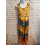Unlabeled, Orange, Tie Dye, One Size, Dress