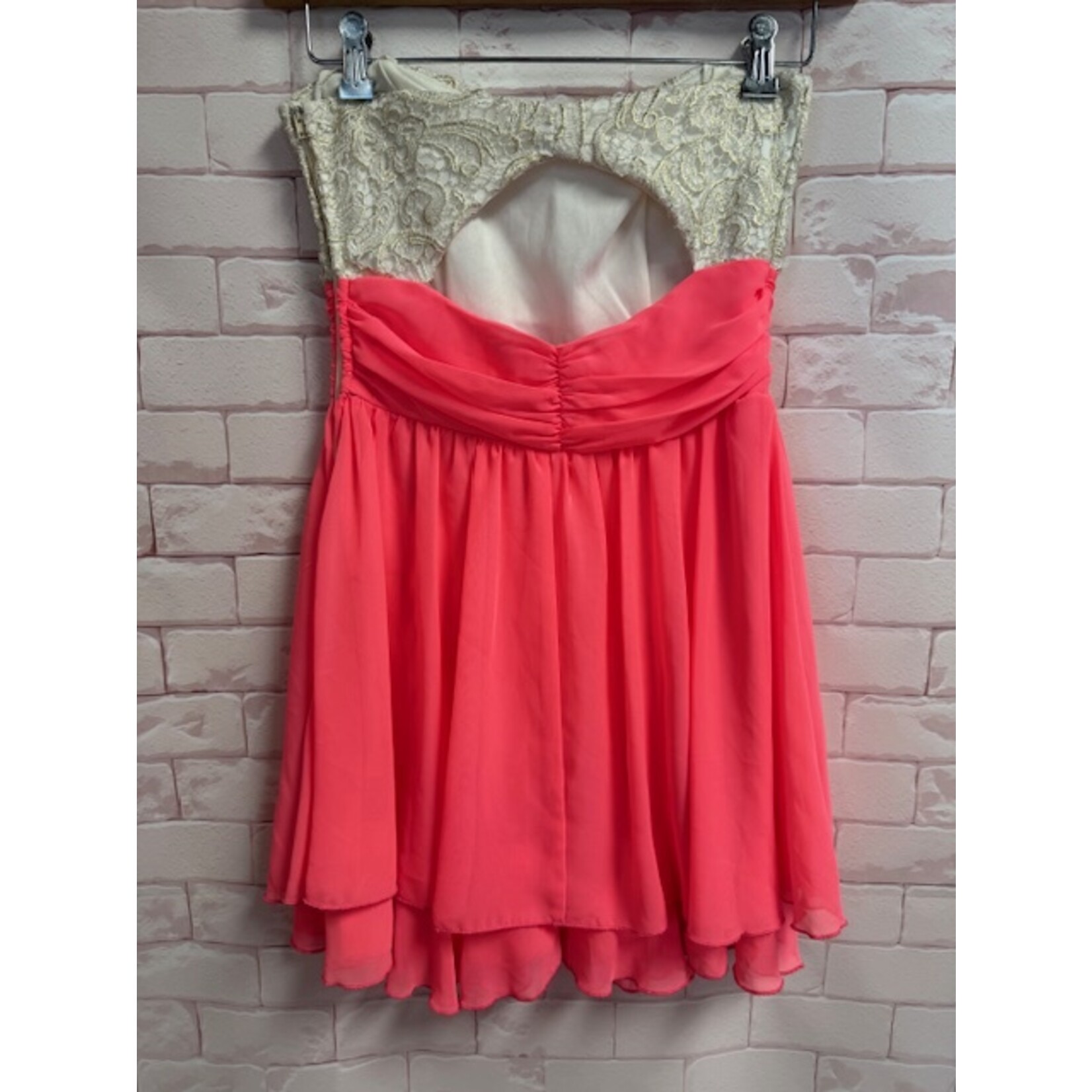 Roberta, Cream, Hot Pink, Size 5/6