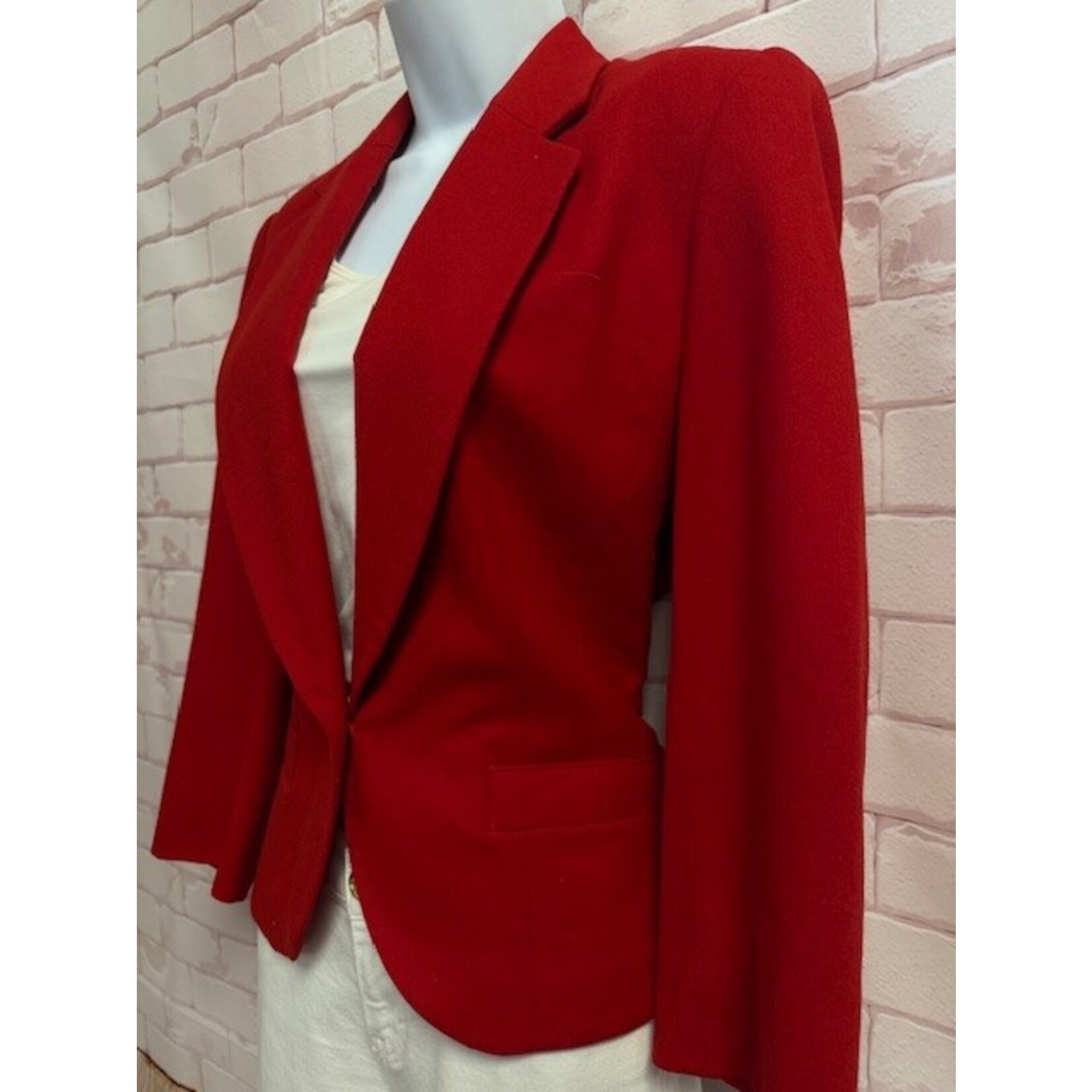 Pendleton, Red, Wool, Blazer, Large