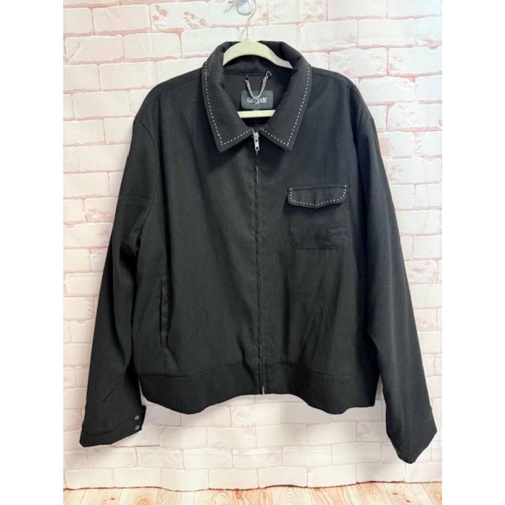 Chogogo Vintage, Collectif, Black, Jacket, Men's, 3x, RETRO