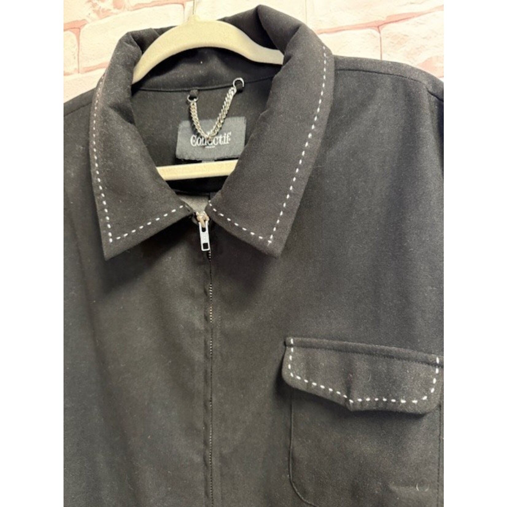 Chogogo Vintage, Collectif, Black, Jacket, Men's, 3x, RETRO
