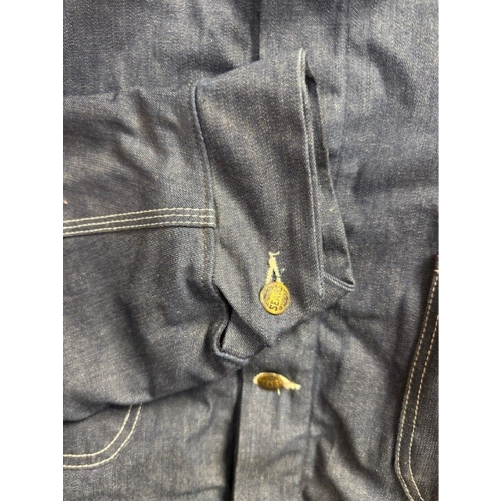 Sears, Vintage 70s, Denim, Jacket, Men's, XL