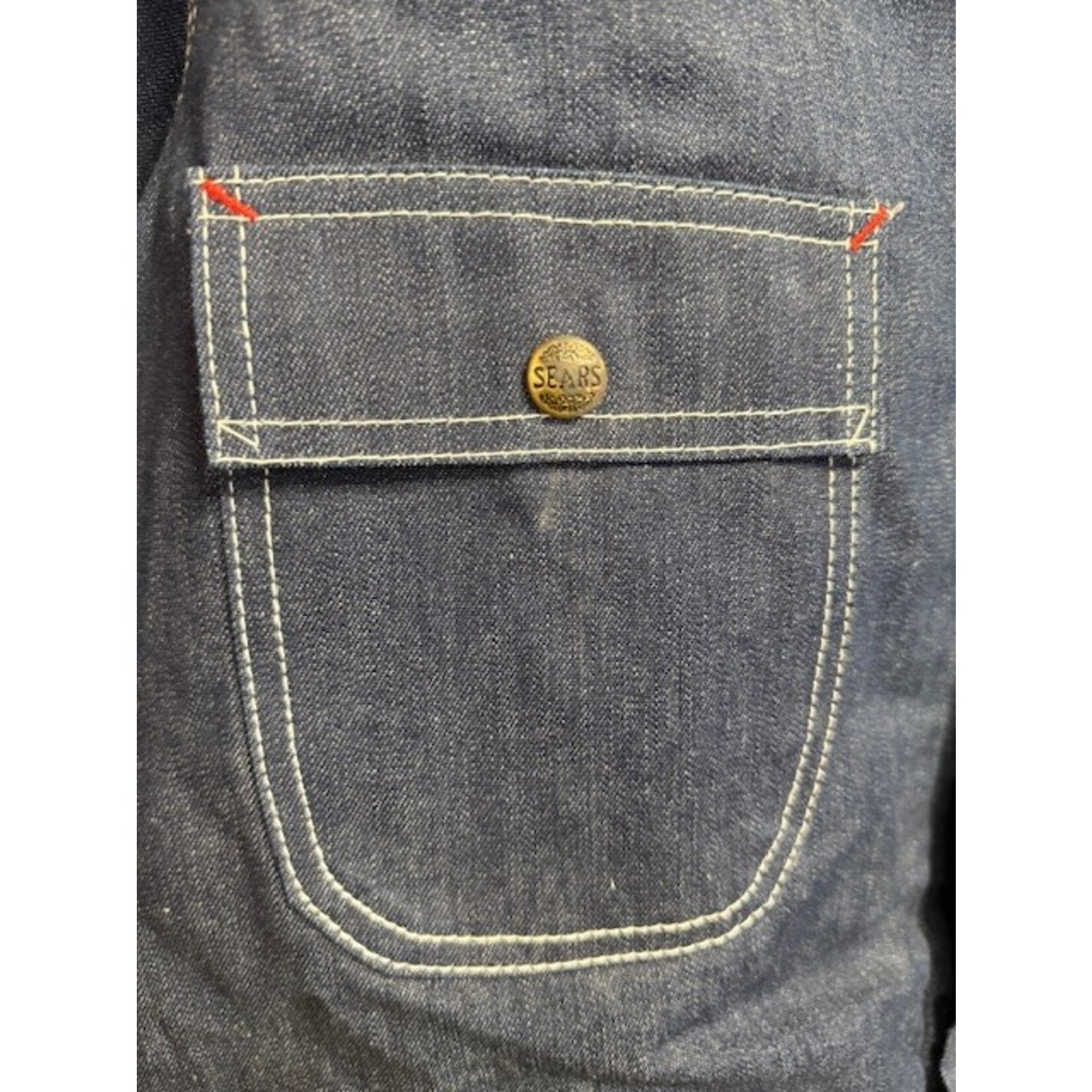 Sears, Vintage 70s, Denim, Jacket, Men's, XL