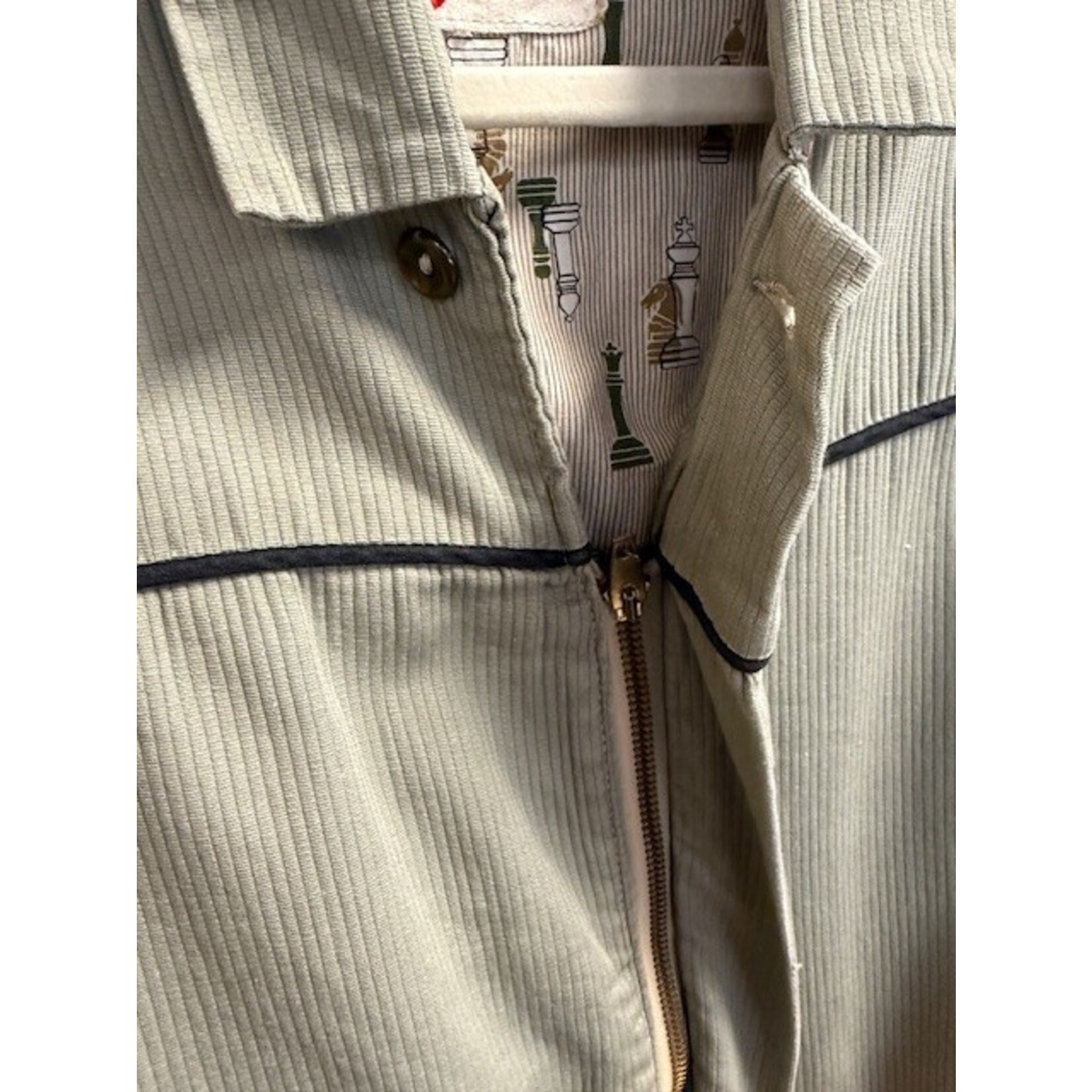 Chogogo Vintage, 1950/60's, Sage Green, Bomber Jacket, 46"Chest