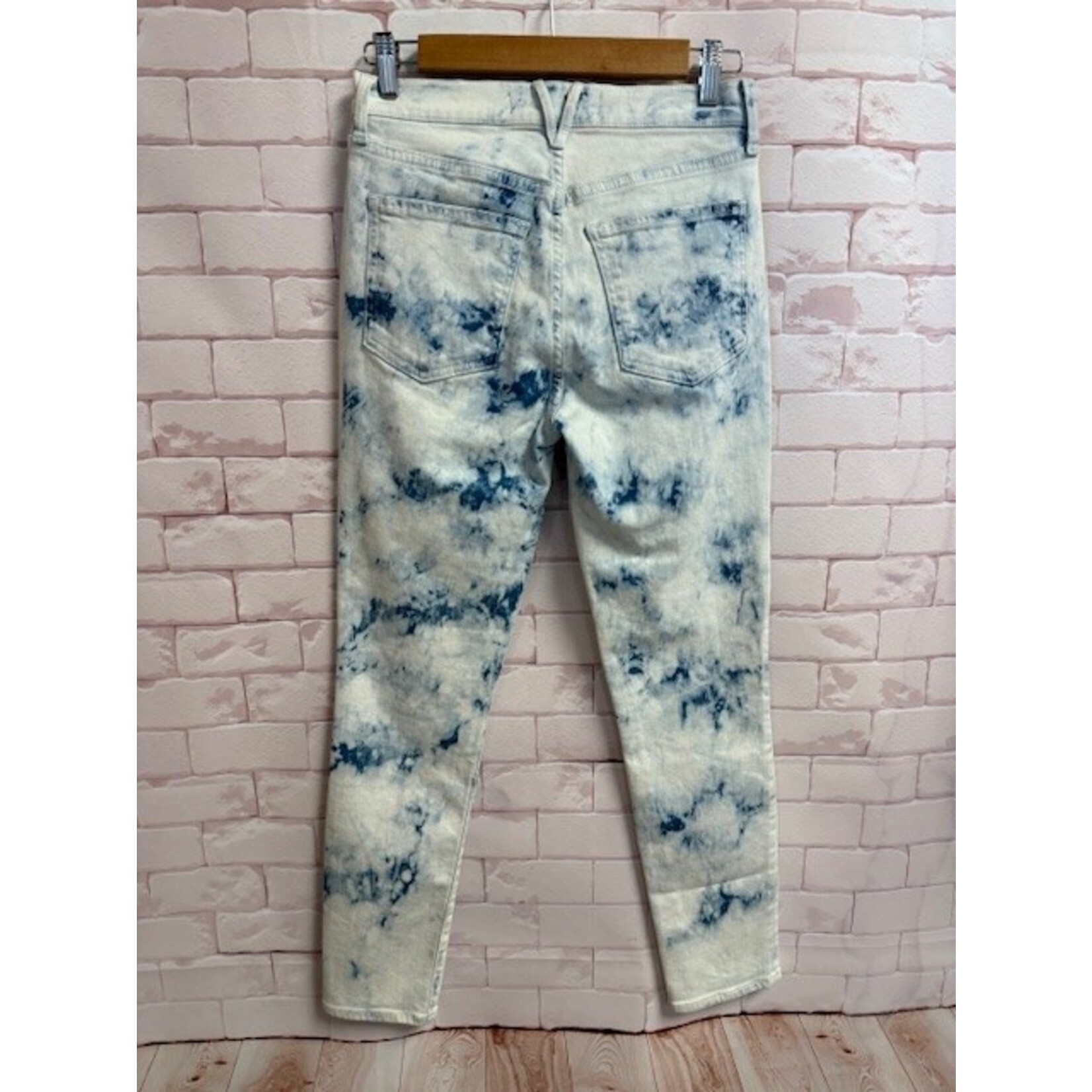 Veronica Beard, White, Blue, Dye, Jeans, 4/27