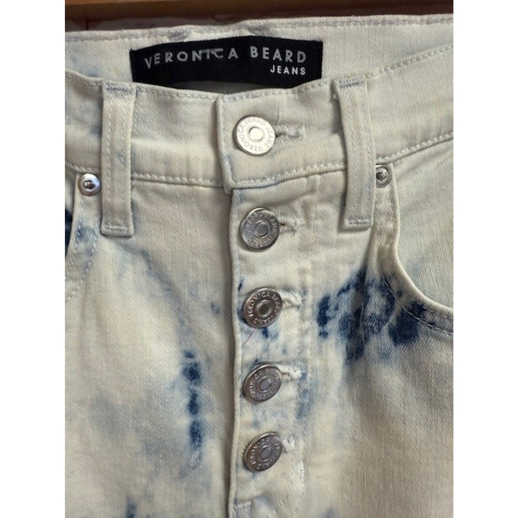 Veronica Beard, White, Blue, Dye, Jeans, 4/27