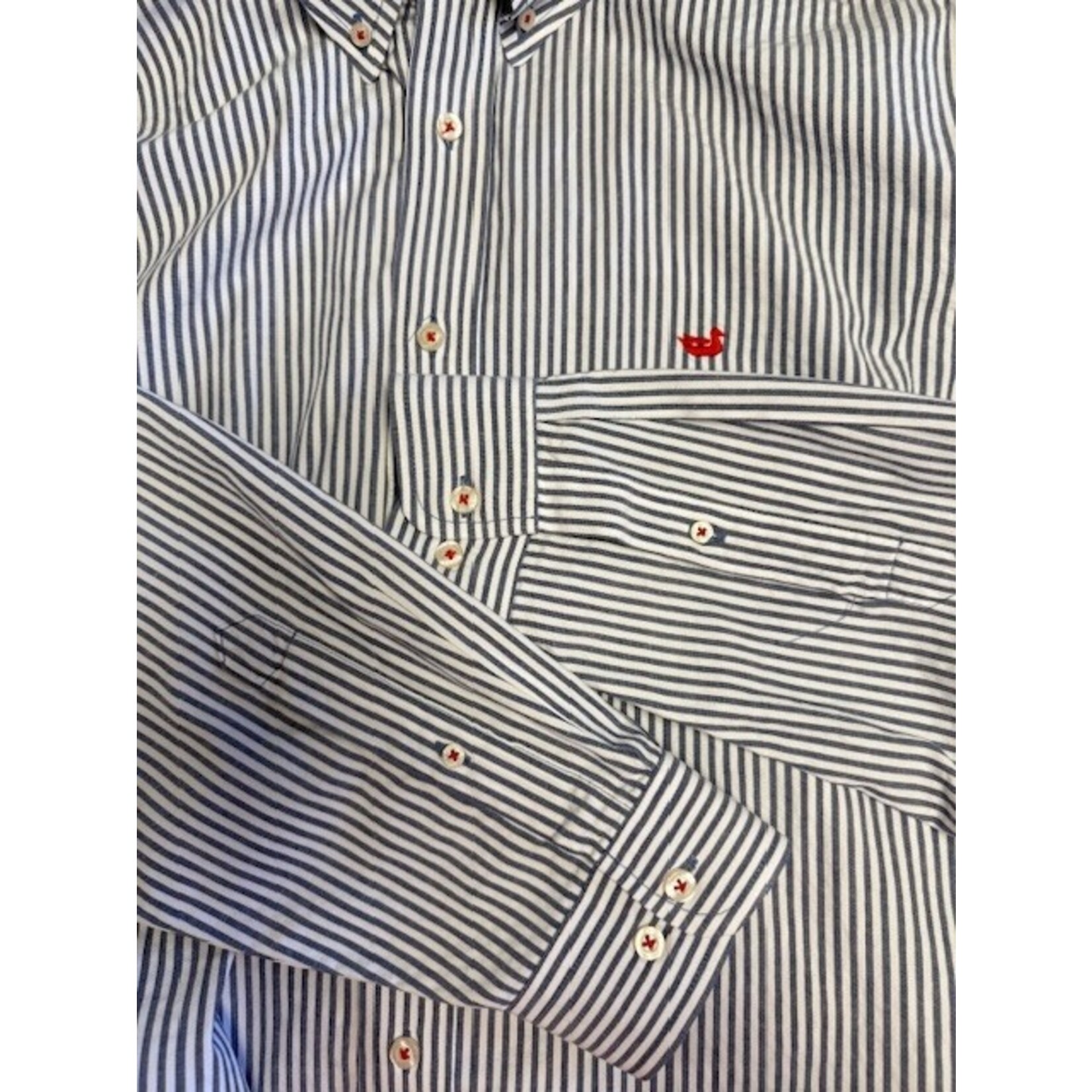 Southern Marsh, White, Blue, Striped, Large, LSBU